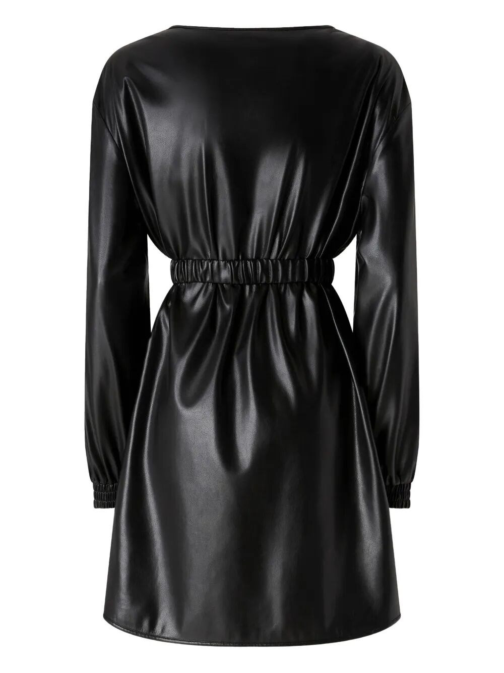 `Sfumato` Faux Leather Dress - 2