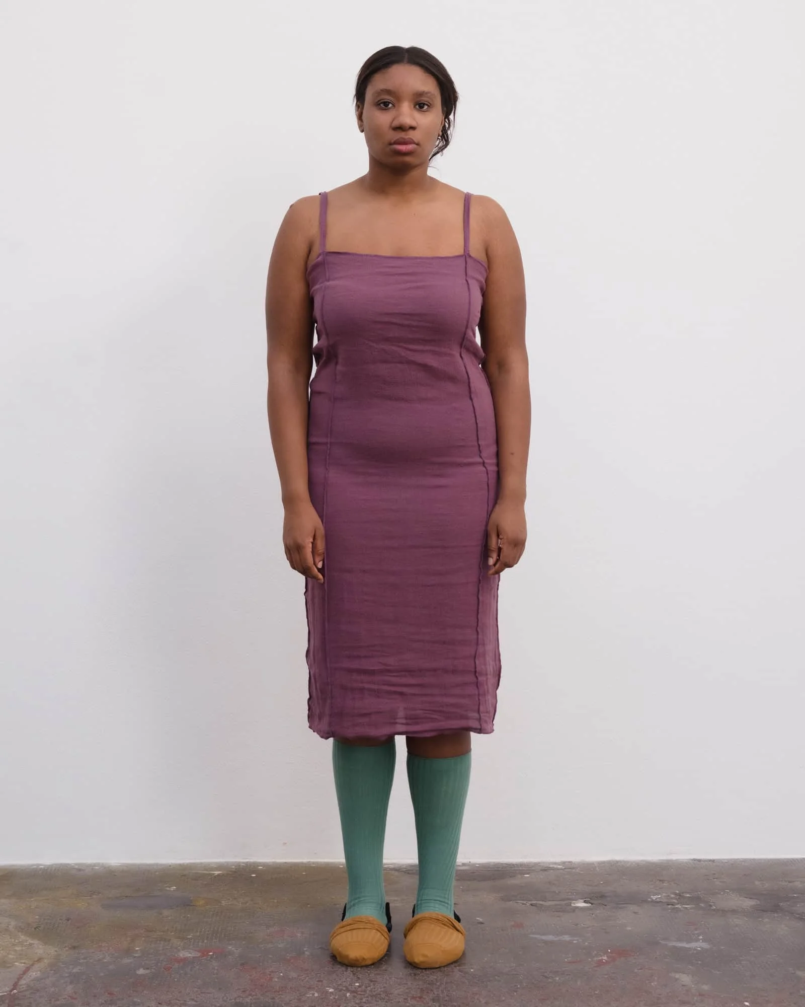 Shok Slip Dress - Crinkle Linen - 1