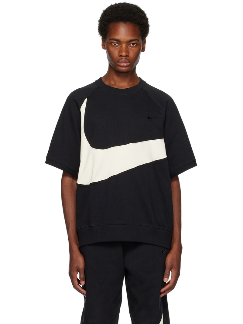 Black Swoosh T-Shirt - 1