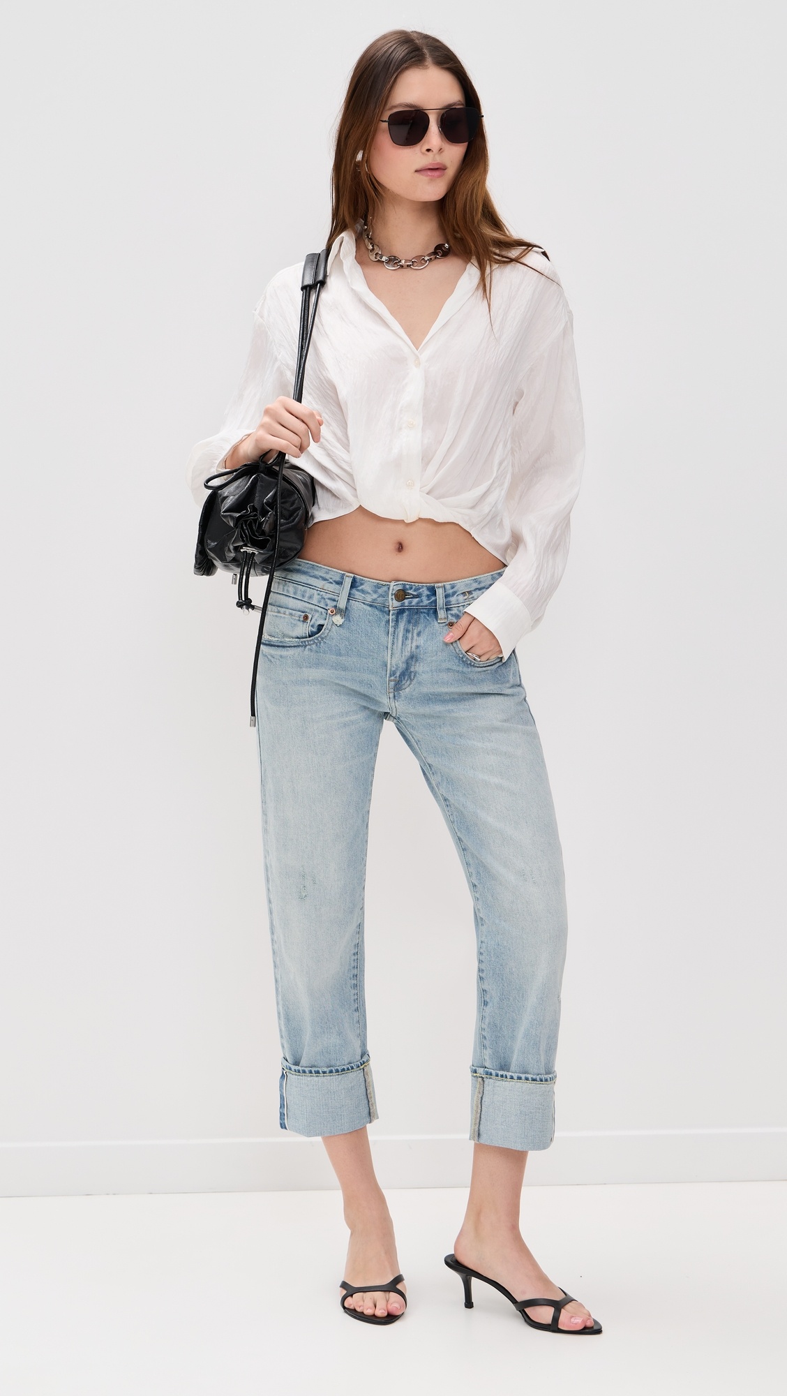Cuffed Boy Straight Jeans - 4