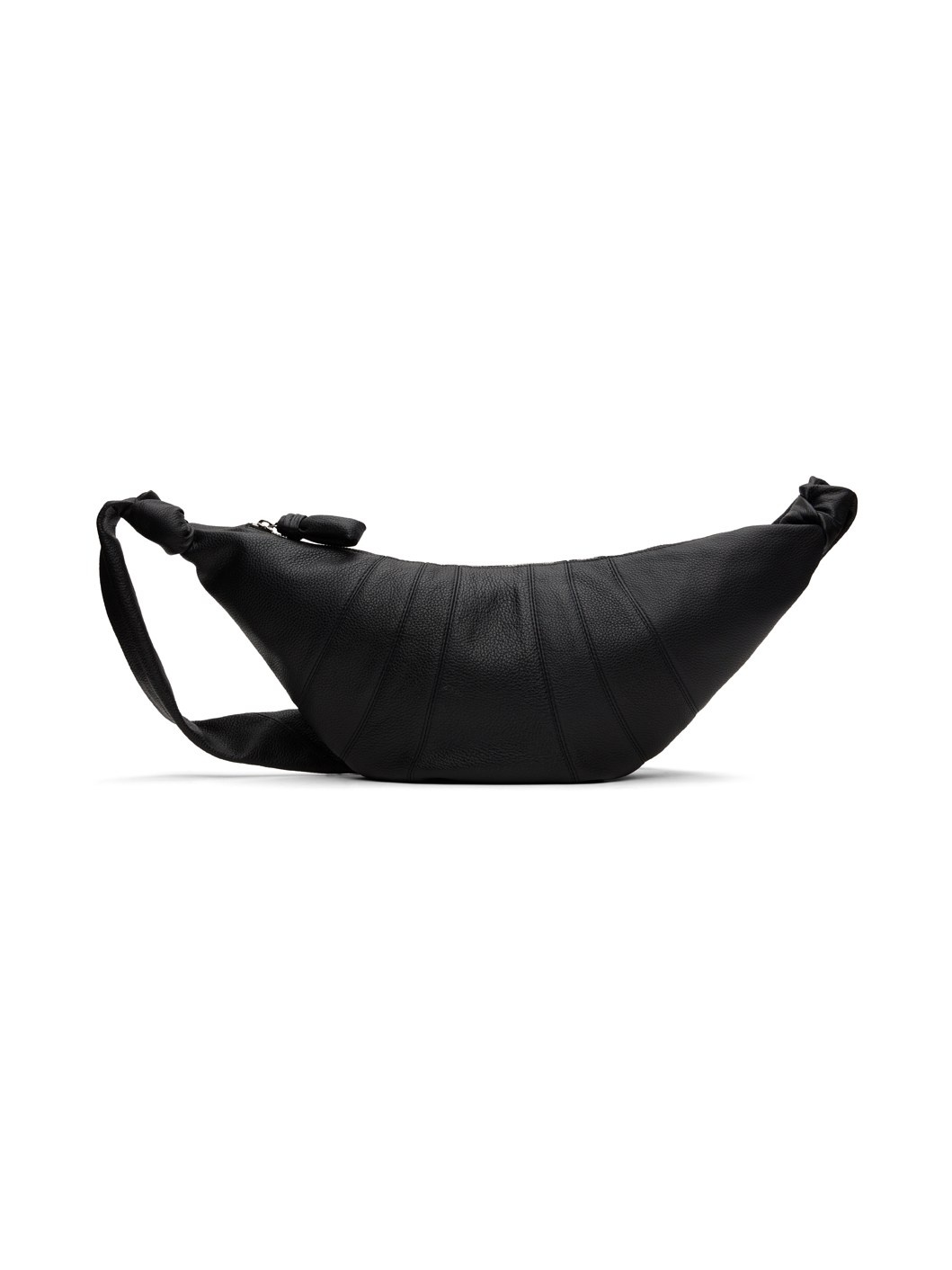 Black Medium Croissant Bag - 1