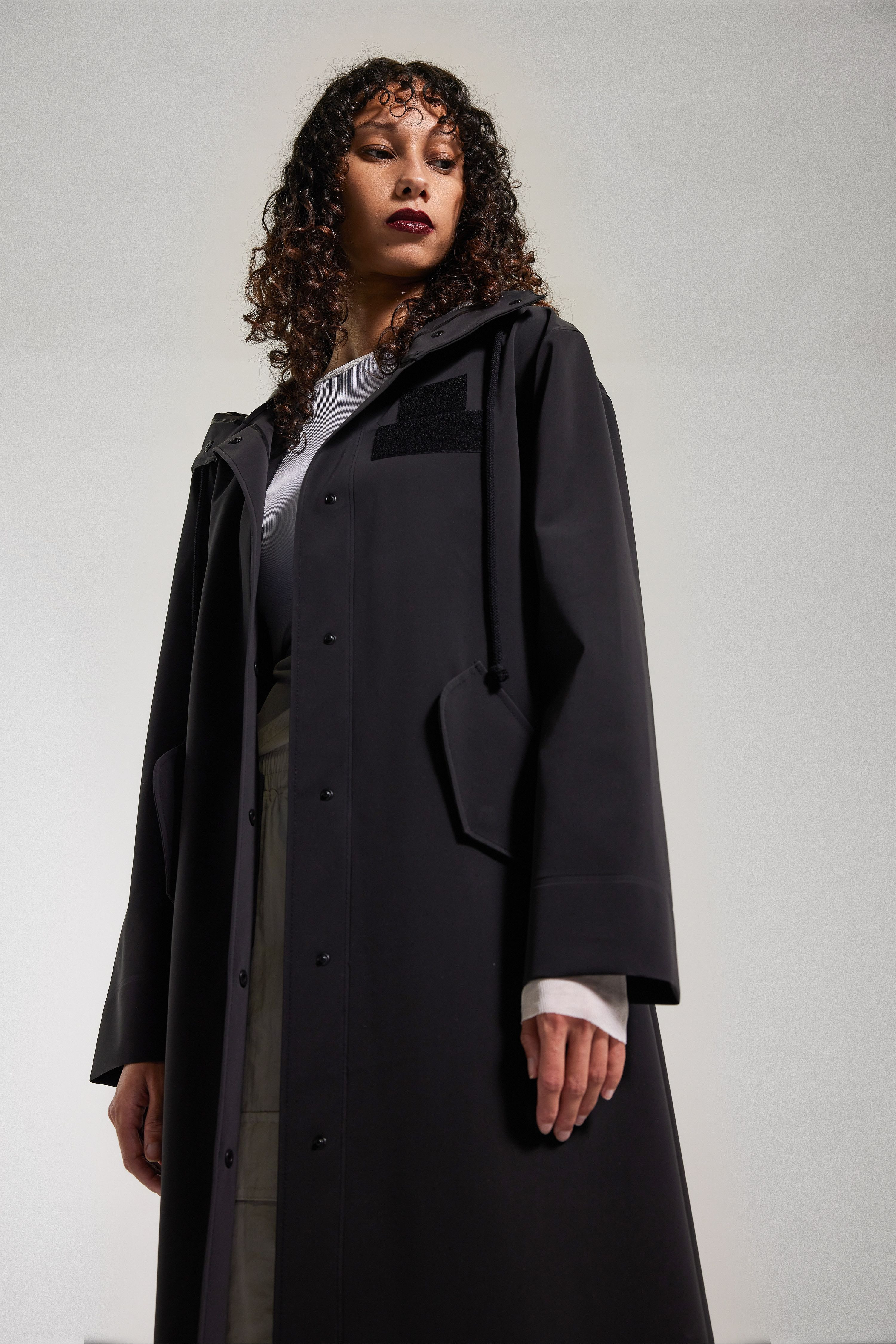 Chetham Matte Raincoat Black - 5