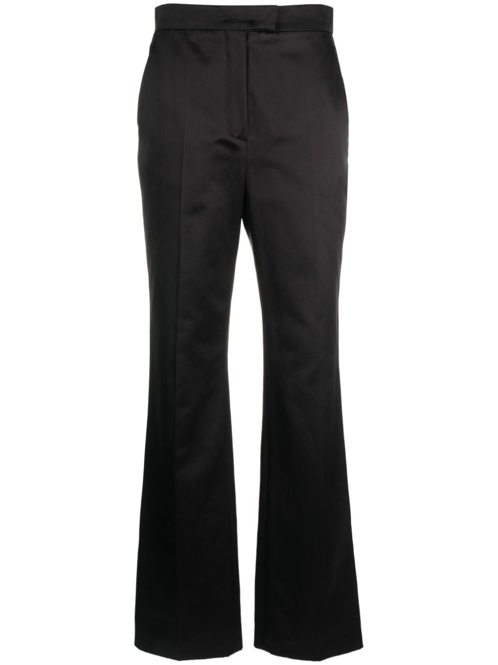 bootcut satin trousers - 1