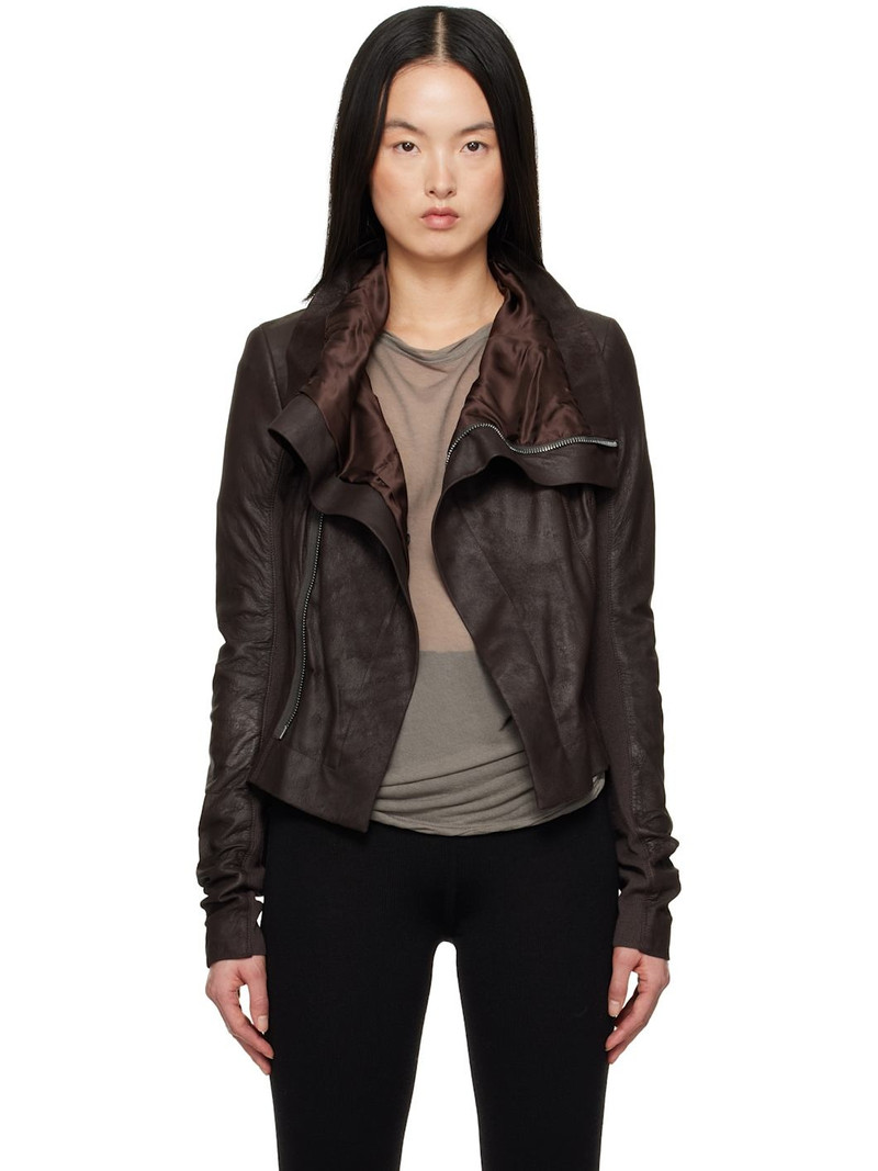 브라운 할리우드 Naska Leather Biker 재킷 1