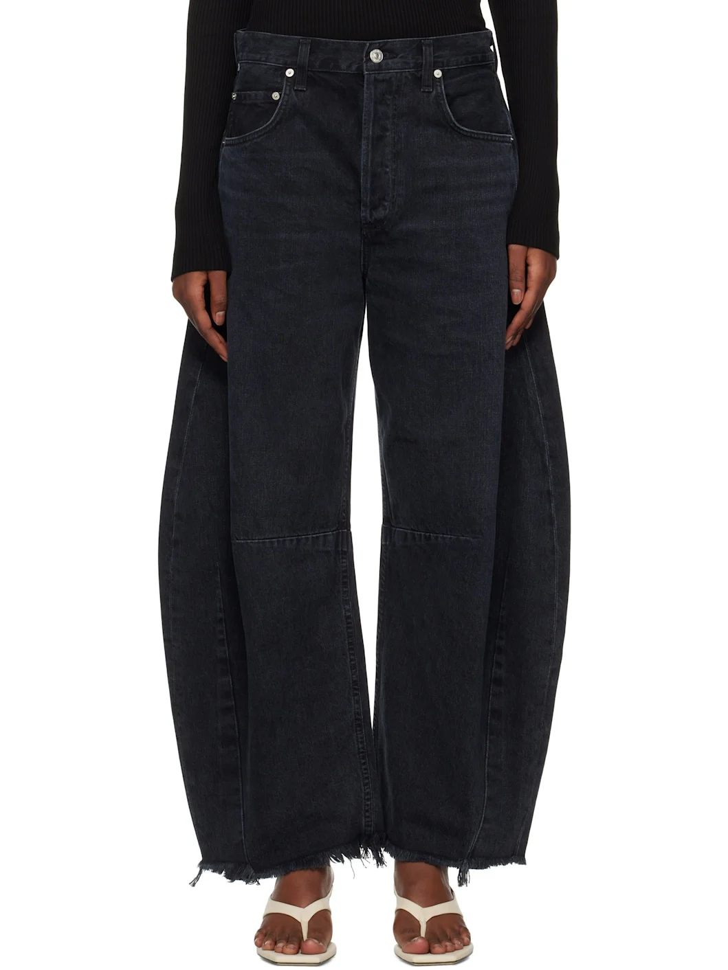 Black Horseshoe Jeans - 1