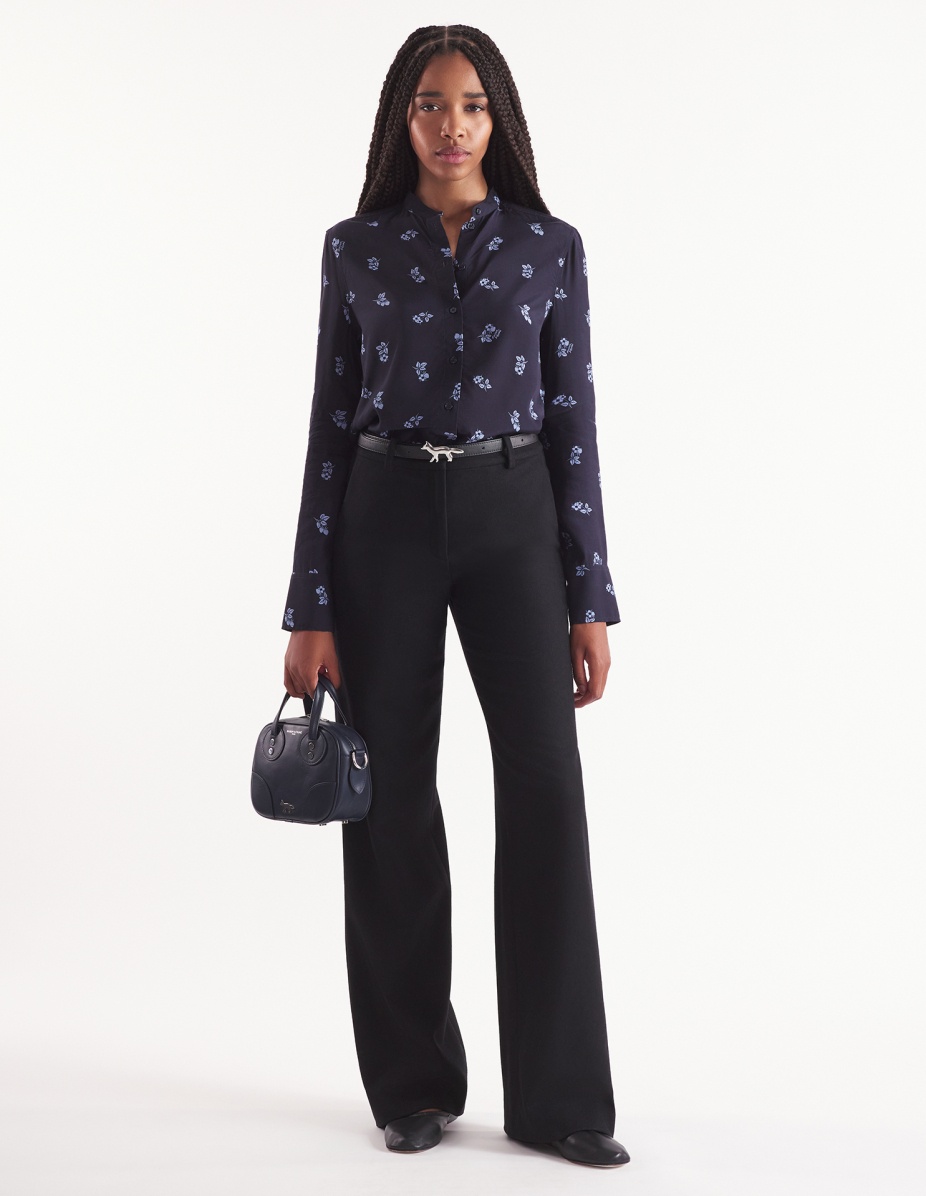 STAND COLLAR SHIRT - 2