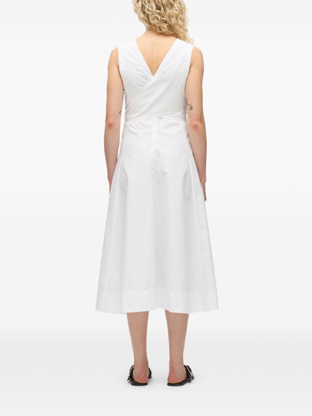poplin midi dress - 5