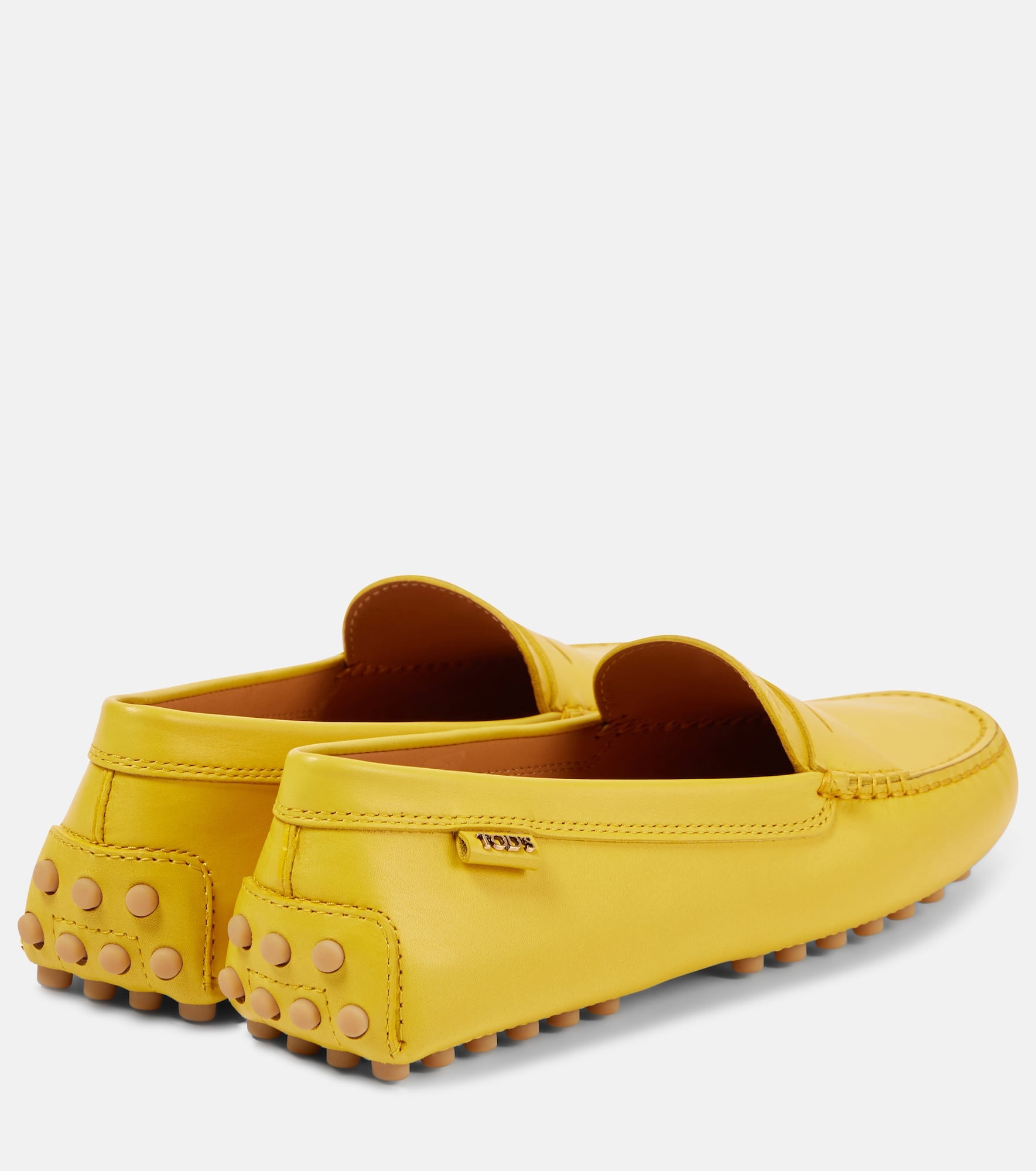 Gommino metallic leather driving shoes - 2