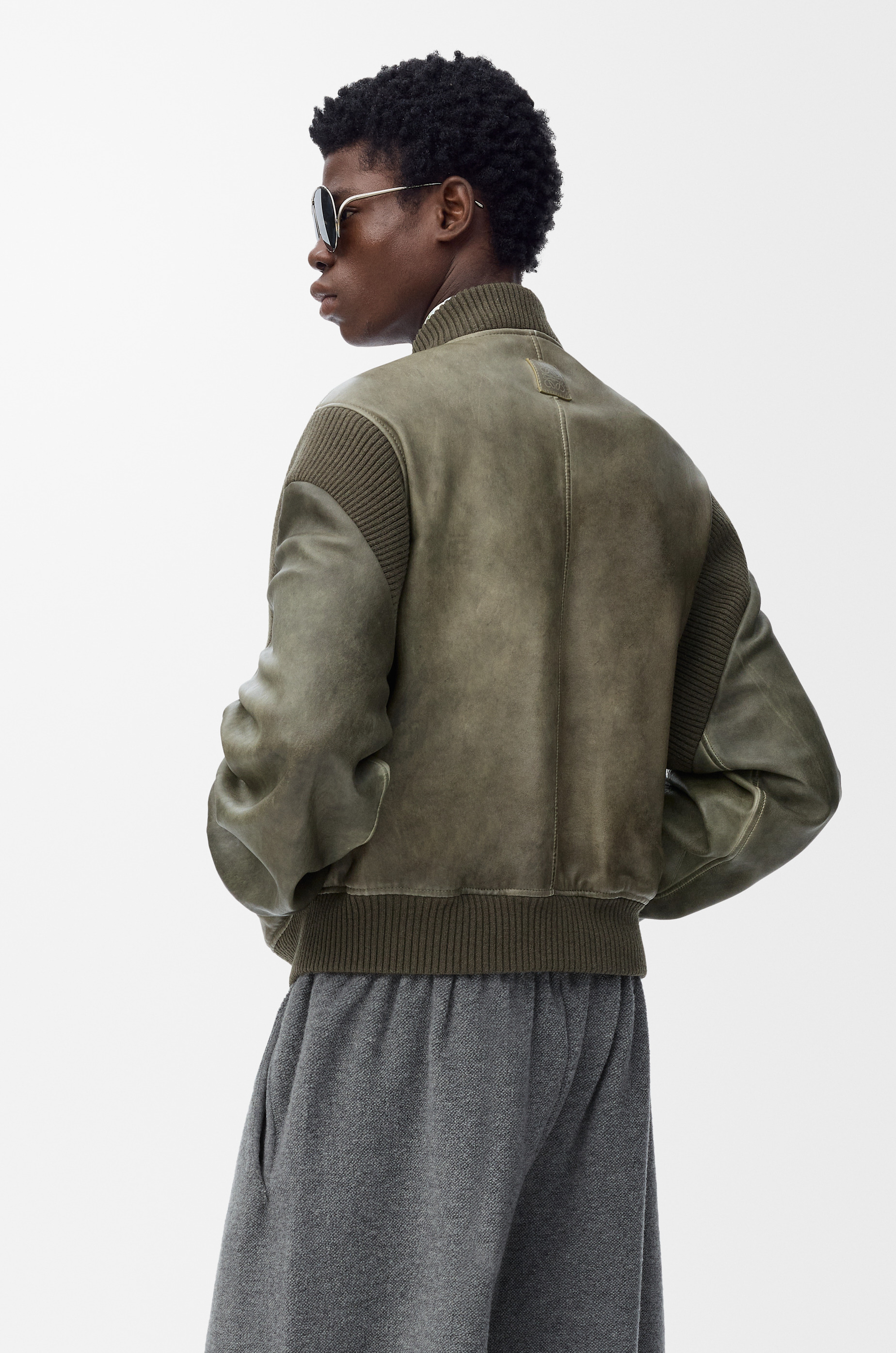 Bomber jacket in nappa lambskin - 4