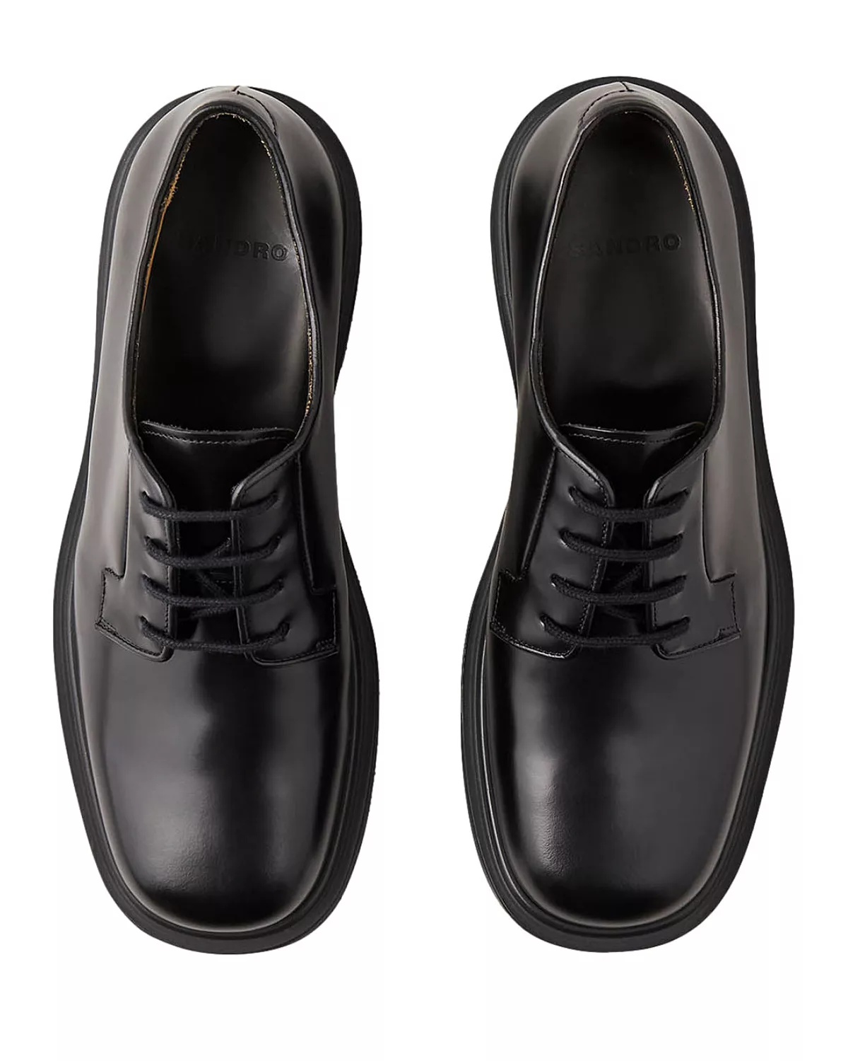 Men's Patent Leather Derby Shoes - 2