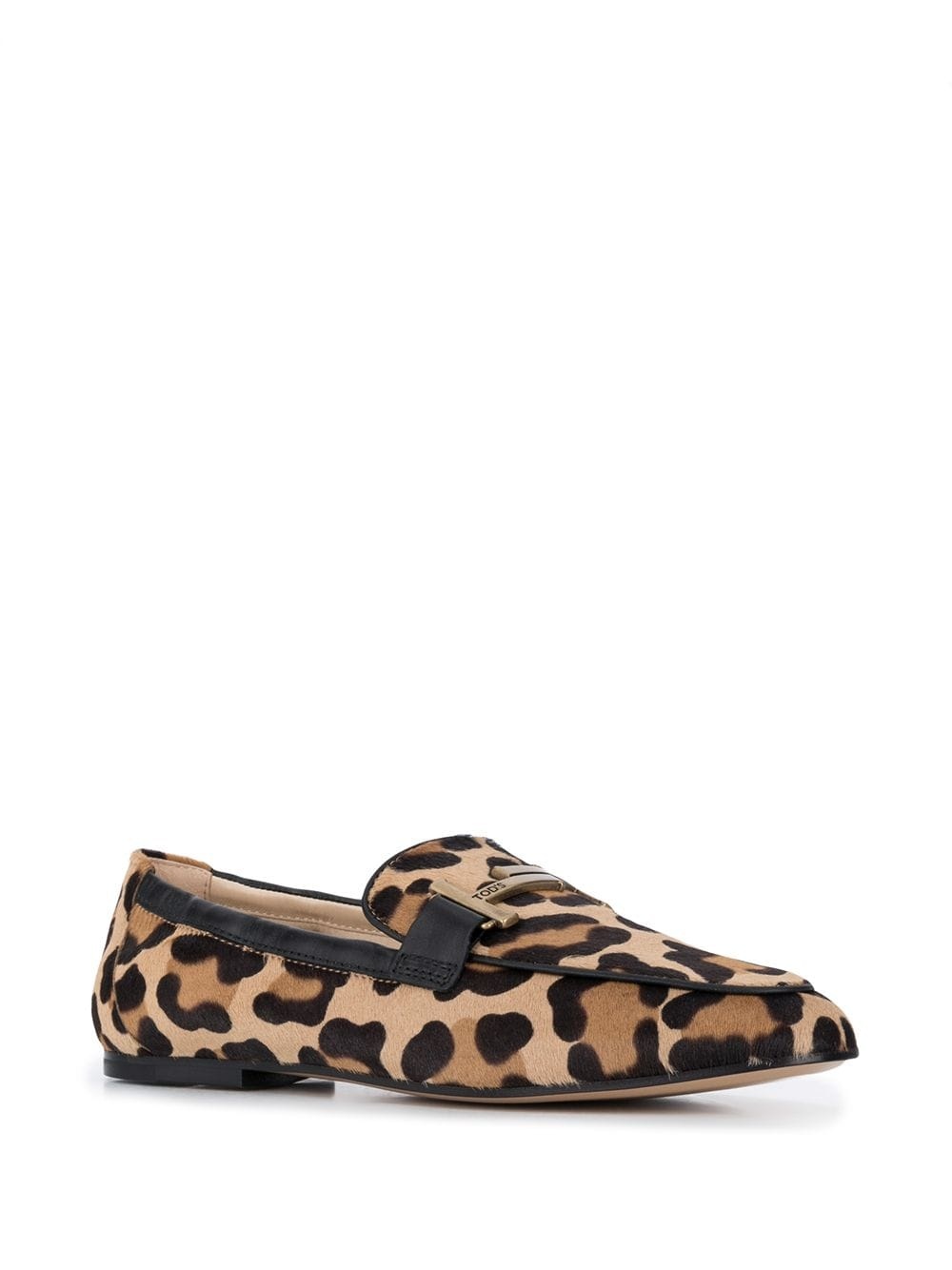 leopard-print loafers - 2