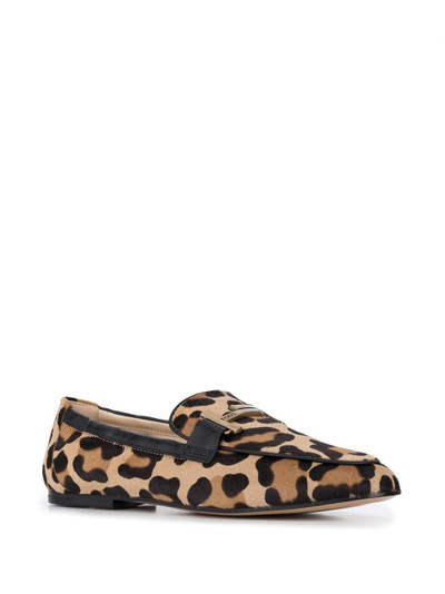 Tod's leopard-print loafers outlook