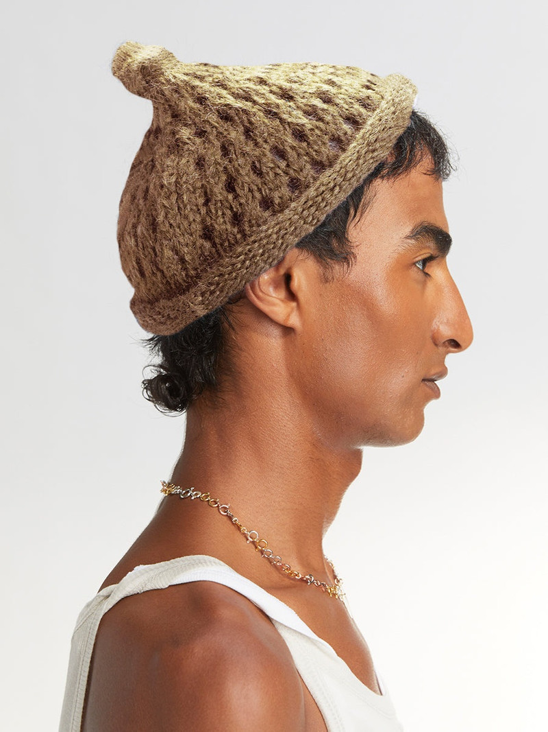 MAGLIANO Condom Beanie Solid Dirty Green outlook