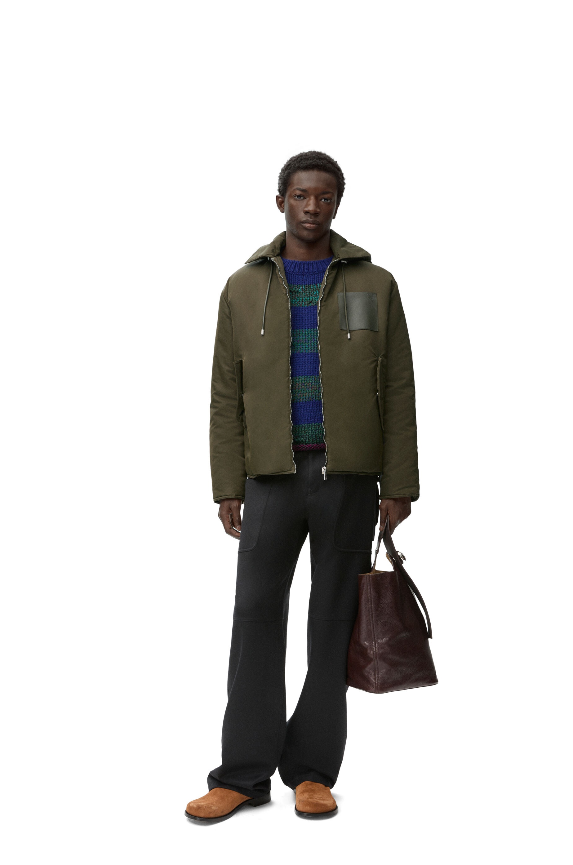 Hooded jacket in nylon - 2