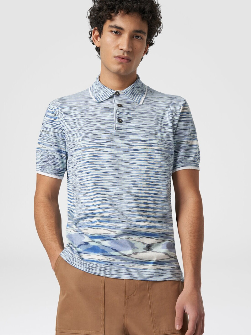 Slub cotton polo shirt 4