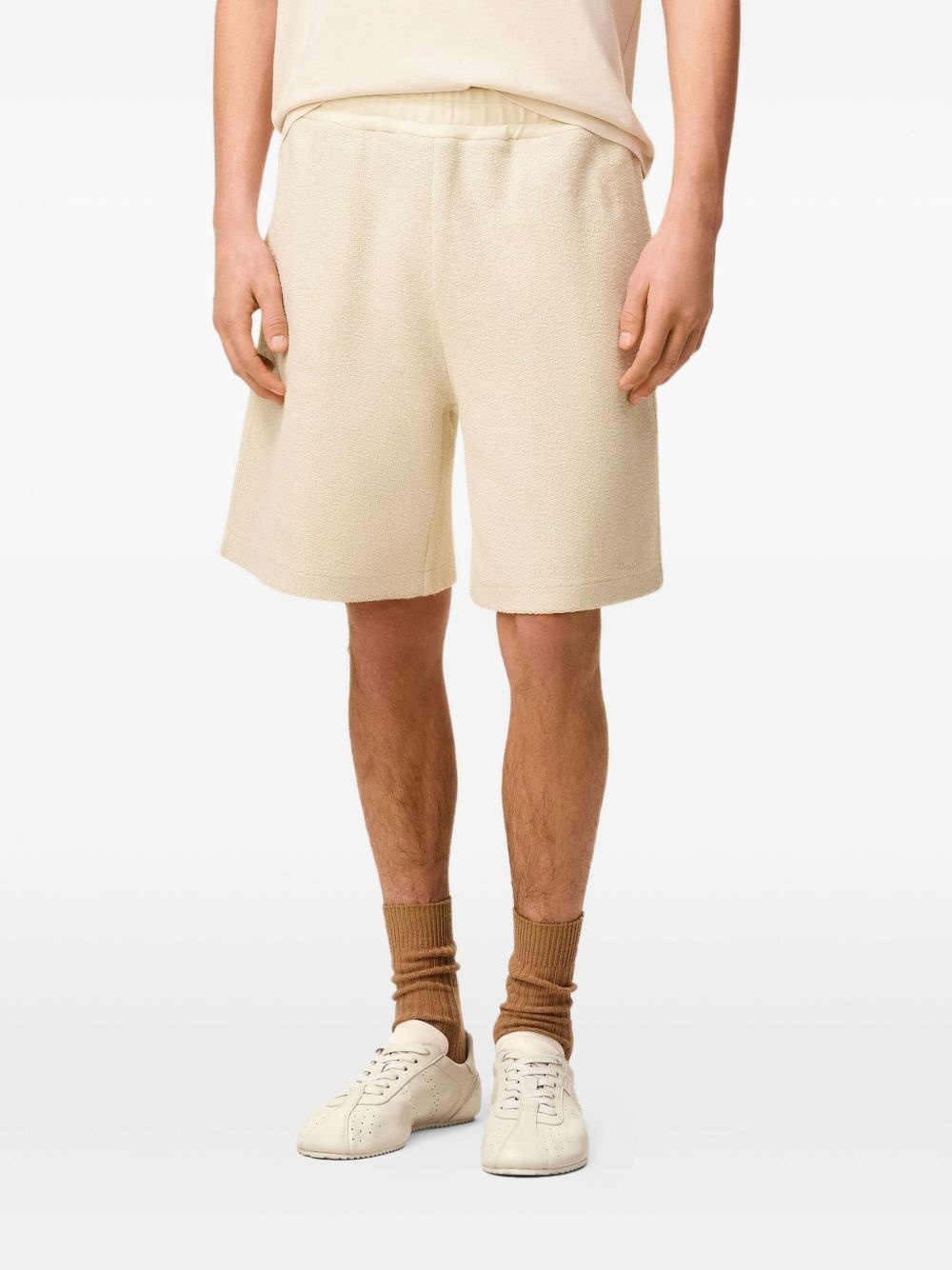 cotton fleece shorts - 5