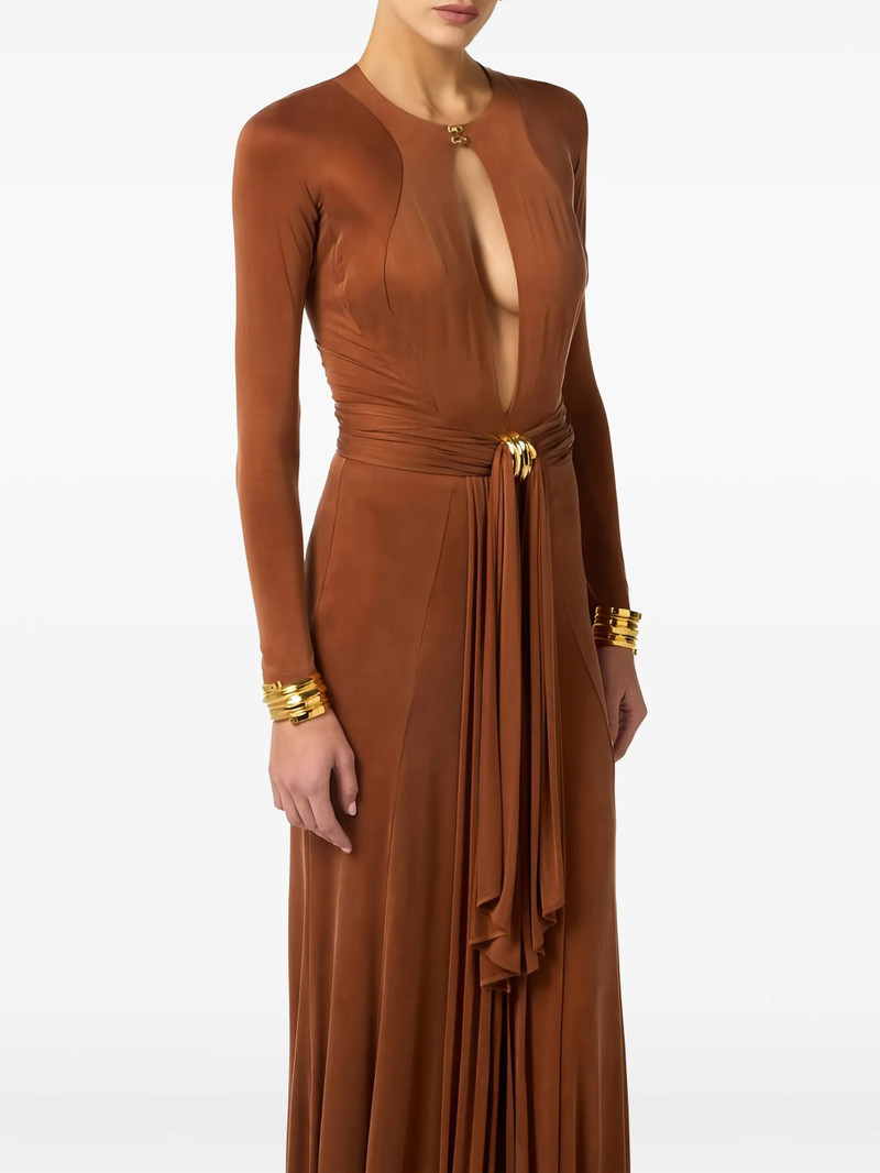 Elisabetta Franchi Keyhole-design Jewell-embellished Dress 3
