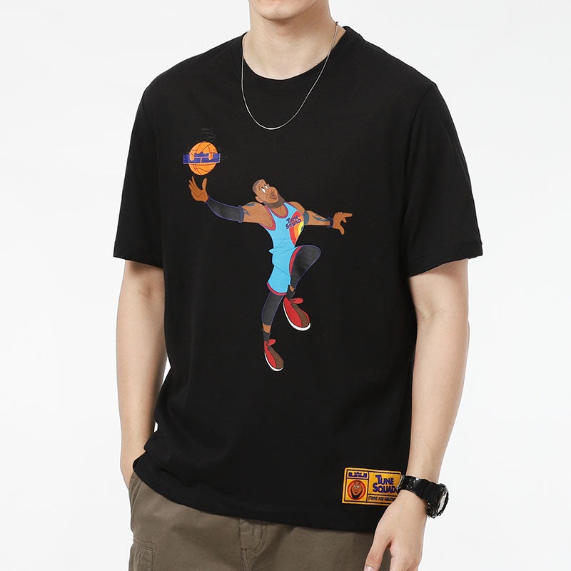 Nike Space Jam 2 Sports Short Sleeve Men's Black DH3832-010 - 5