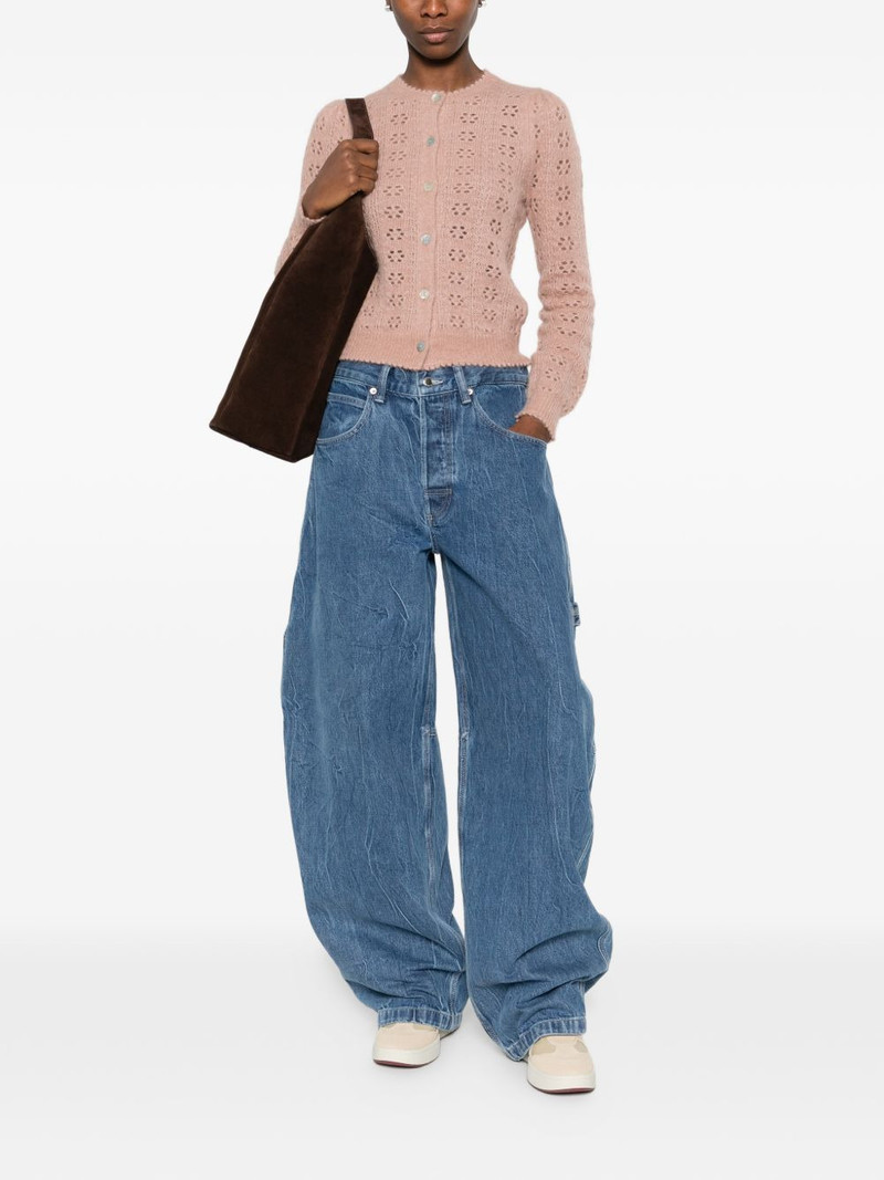 DÔEN Emory open-work knitted cardigan outlook