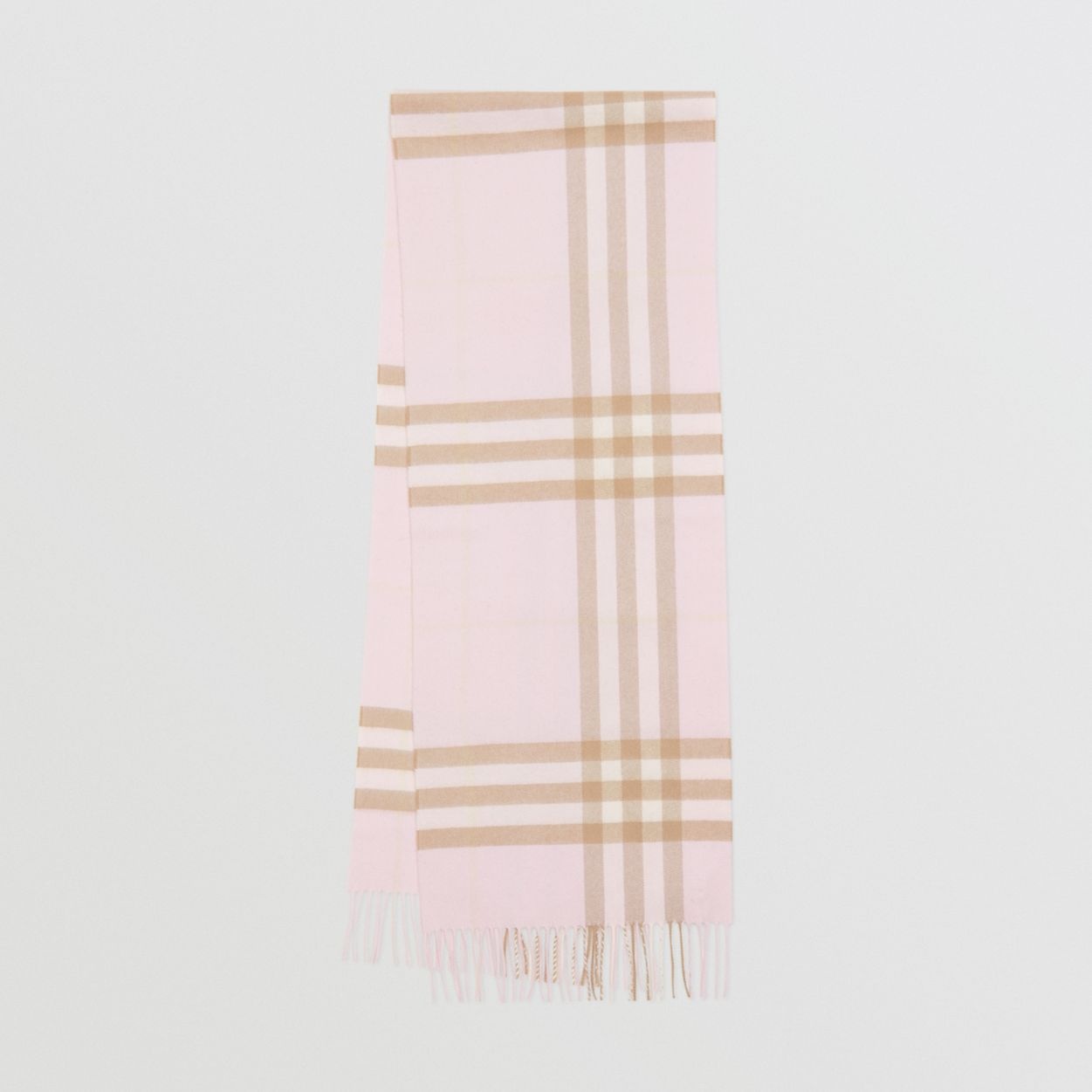 Burberry EKD intarsia-knit scarf - Pink