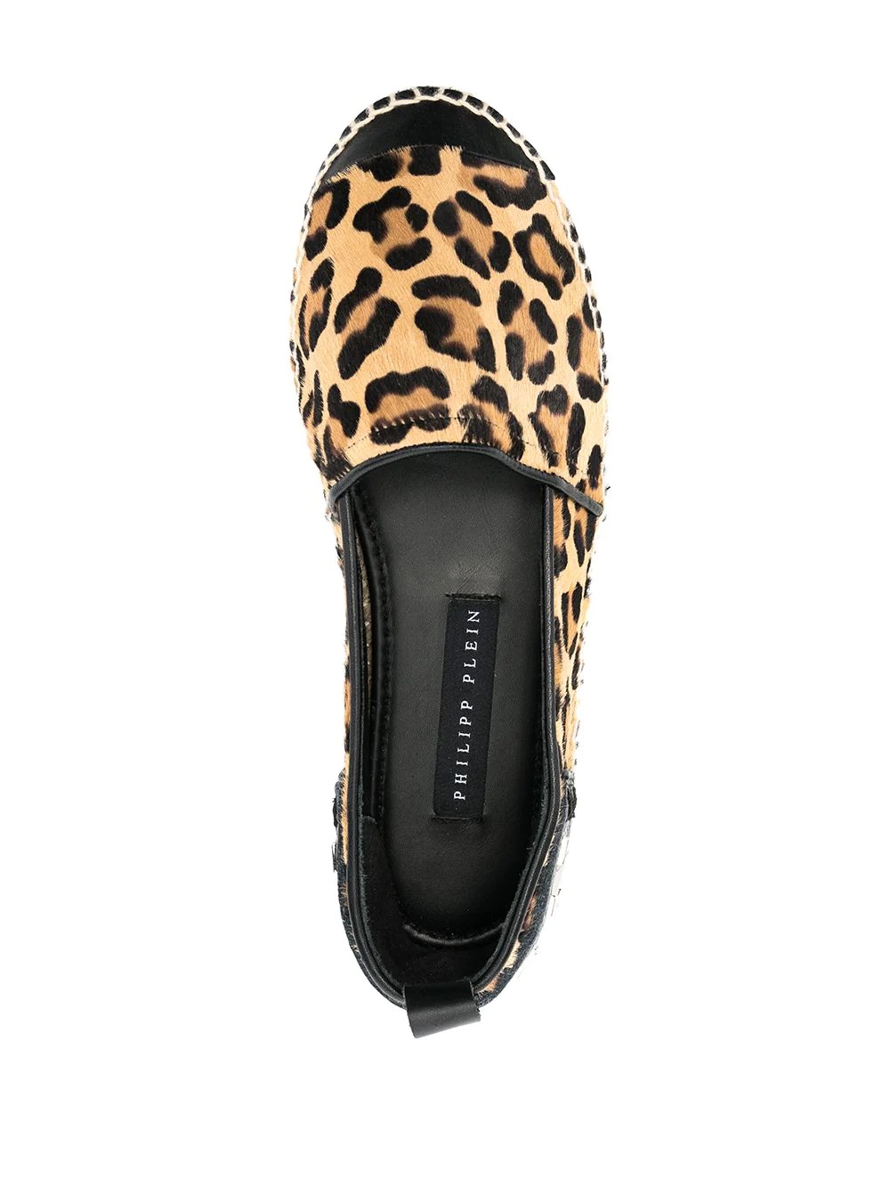 leopard-print slip-on espadrilles - 4