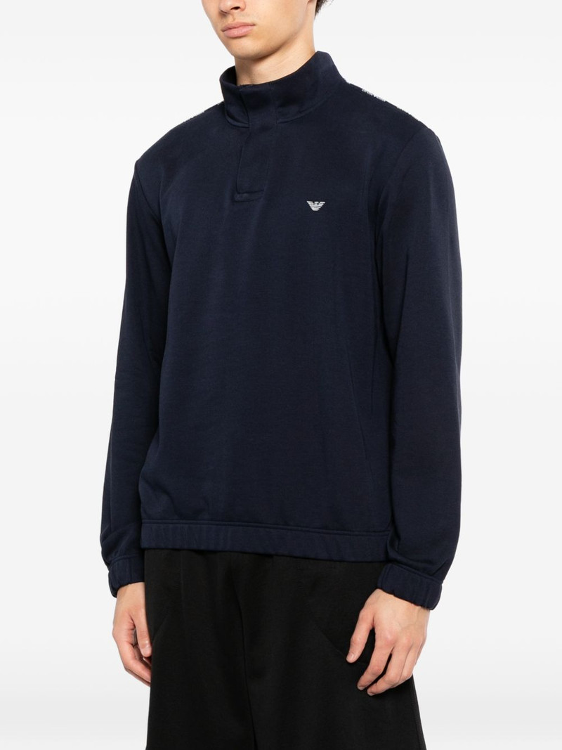 logo-embroidered sweatshirt 3