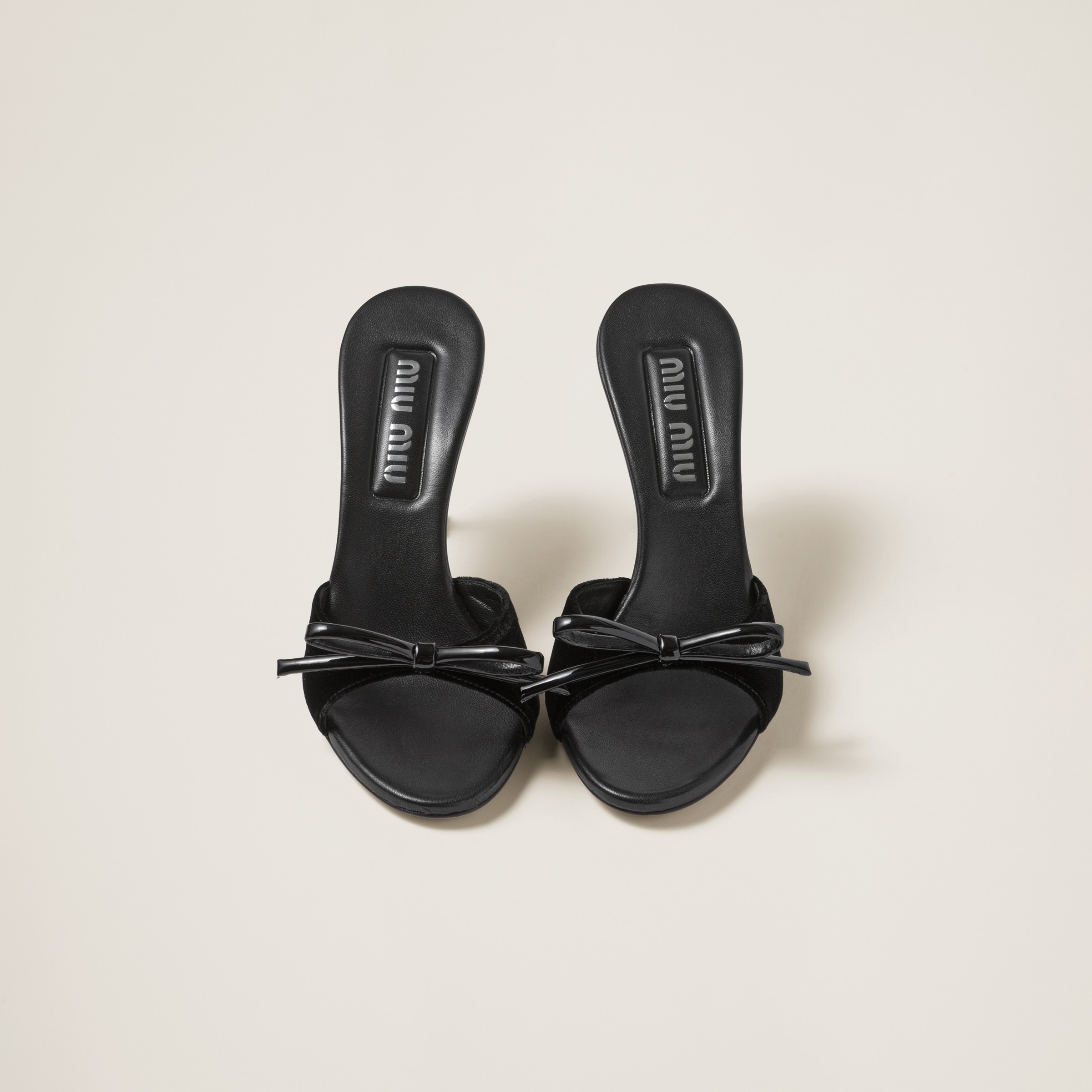 Velvet sandals - 4
