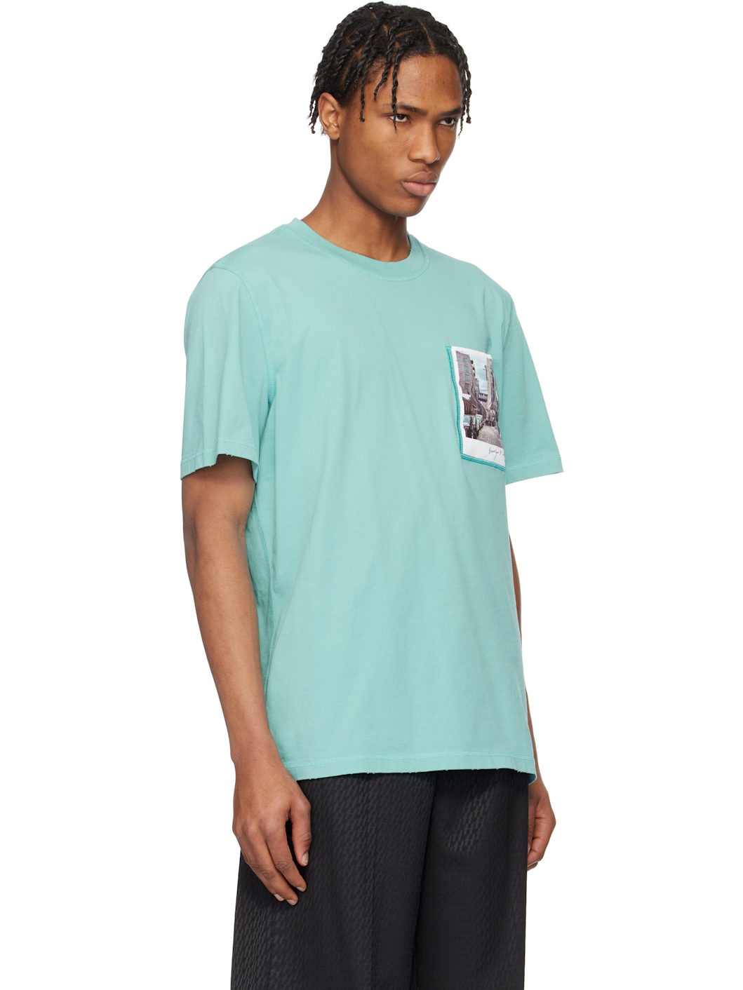 Blue Brooklyn Postcard T-shirt - 2