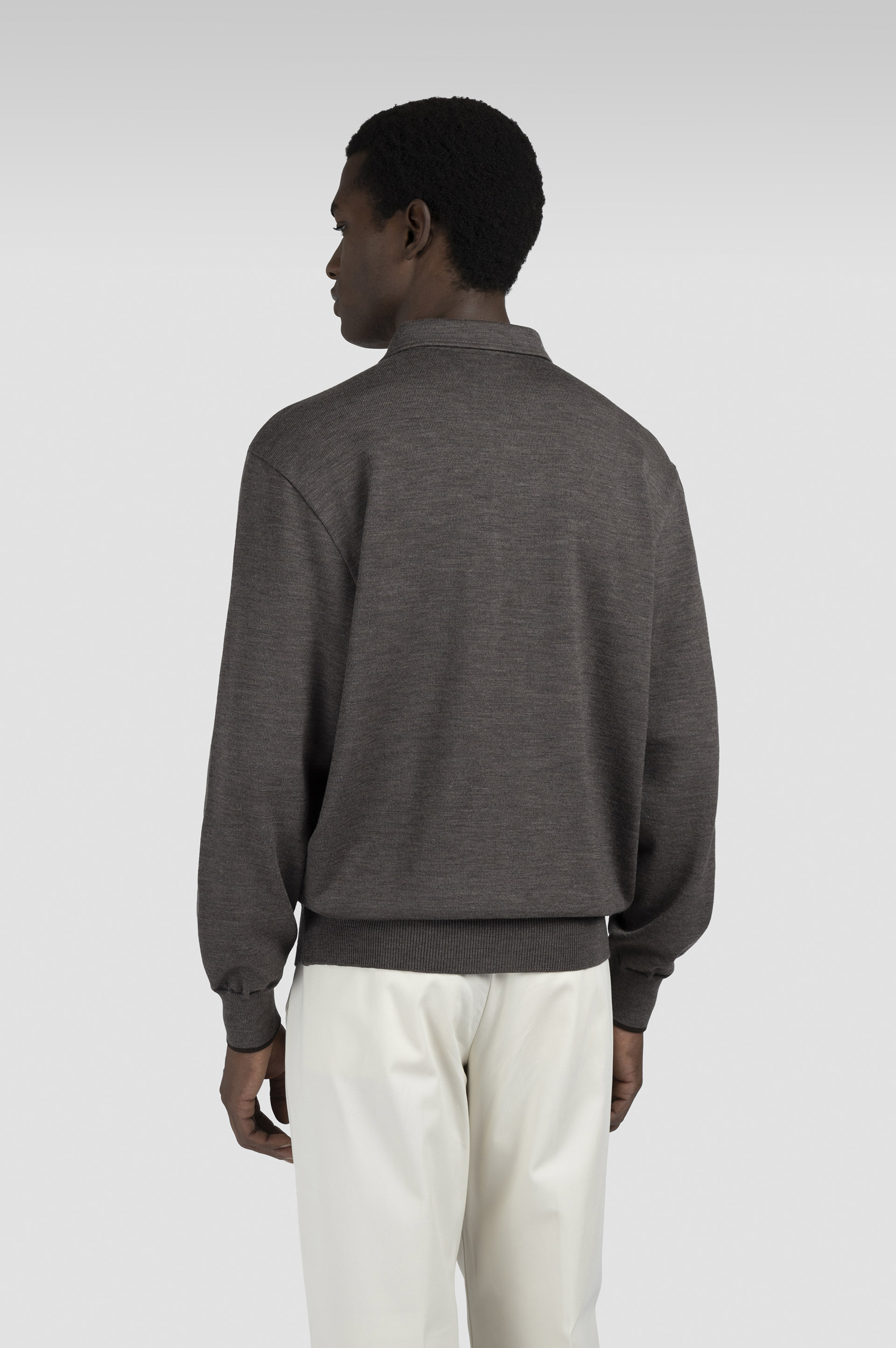 MERINO EXTRAFINE POLO SHIRT - 3