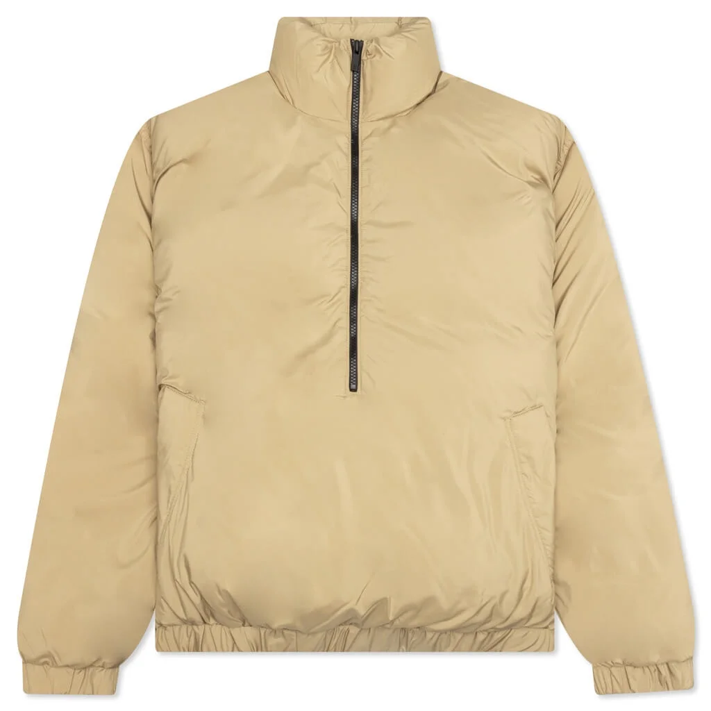 FEAR OF GOD ESSENTIALS QUILTED PULLOVER - OAK - 1