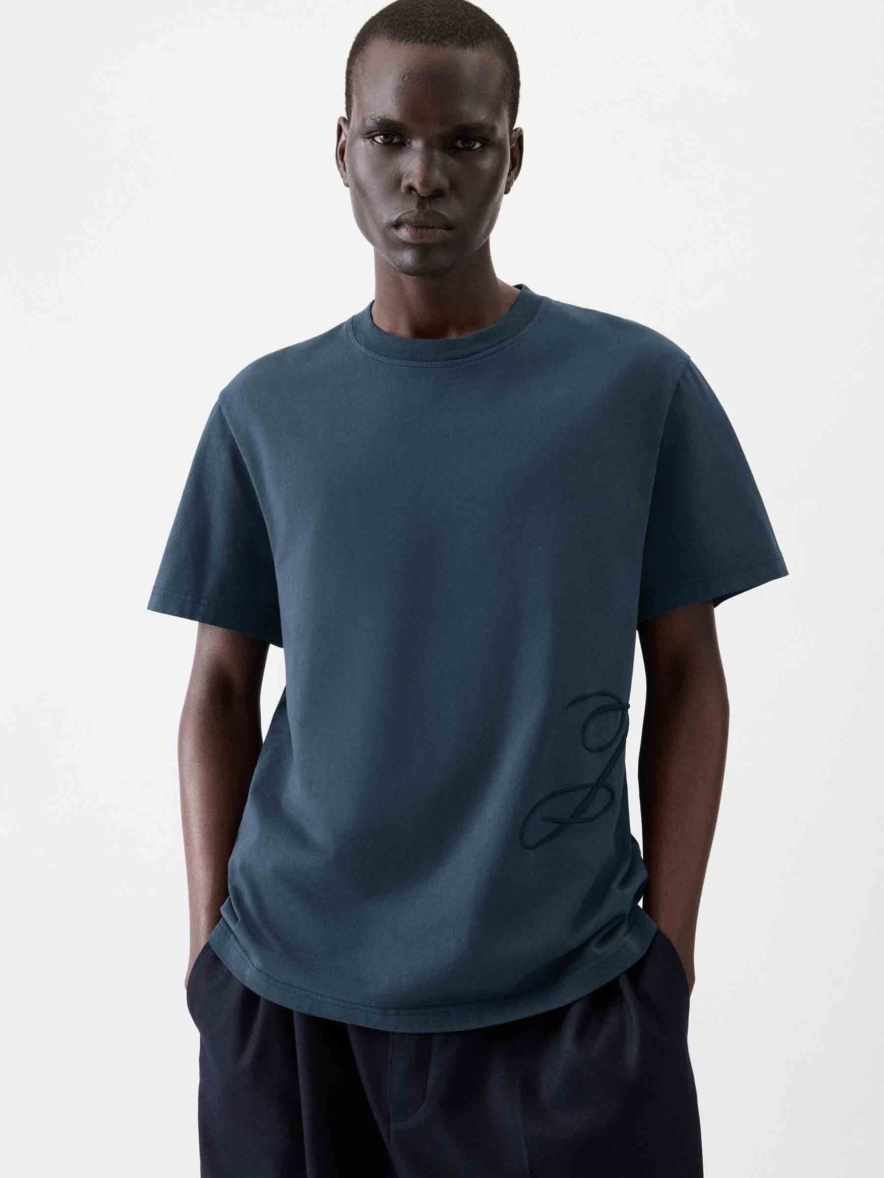 EMBROIDERED J T-SHIRT - 2