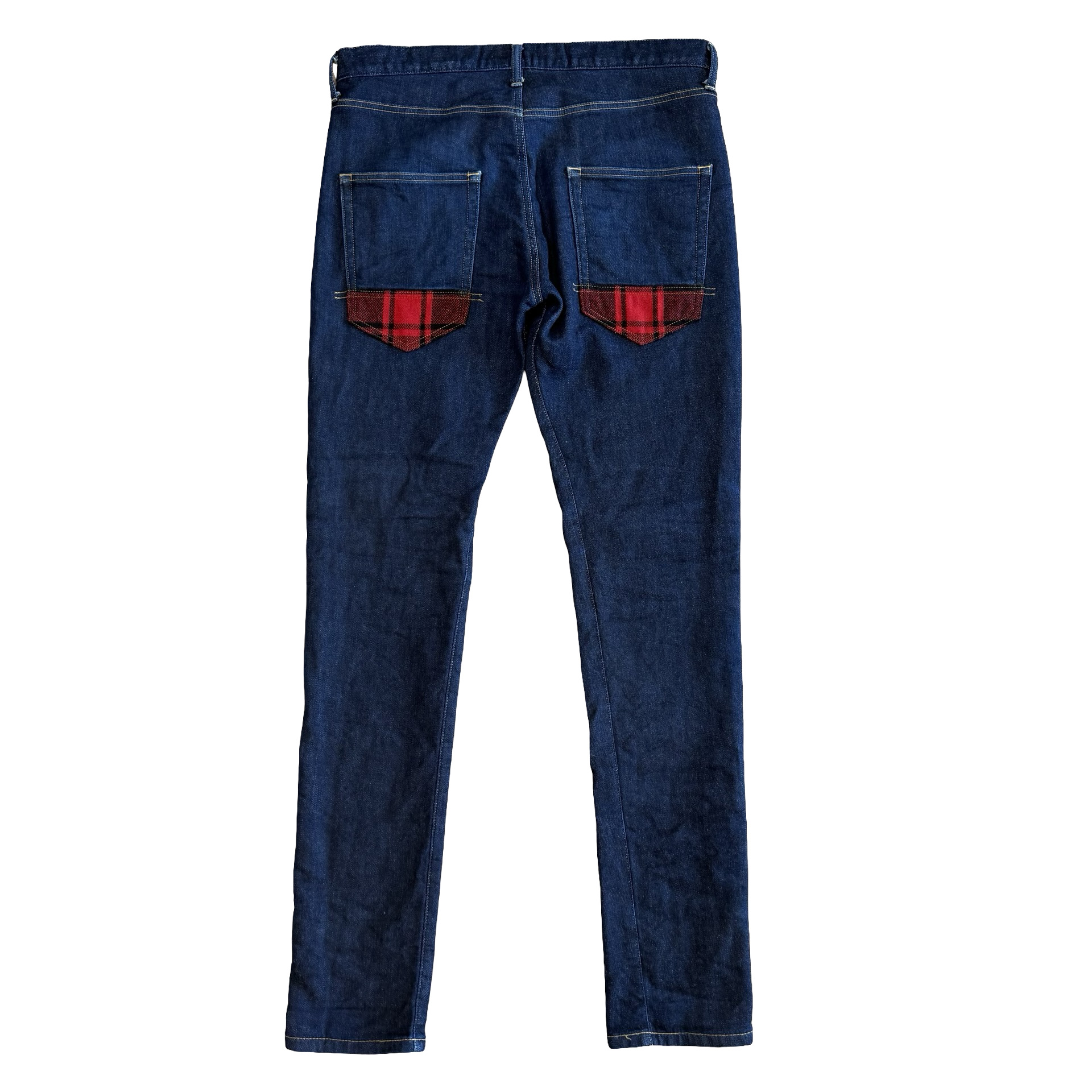 Junya Watanabe Plaid Pocket Detail Denim AW17 SZ Large - 3
