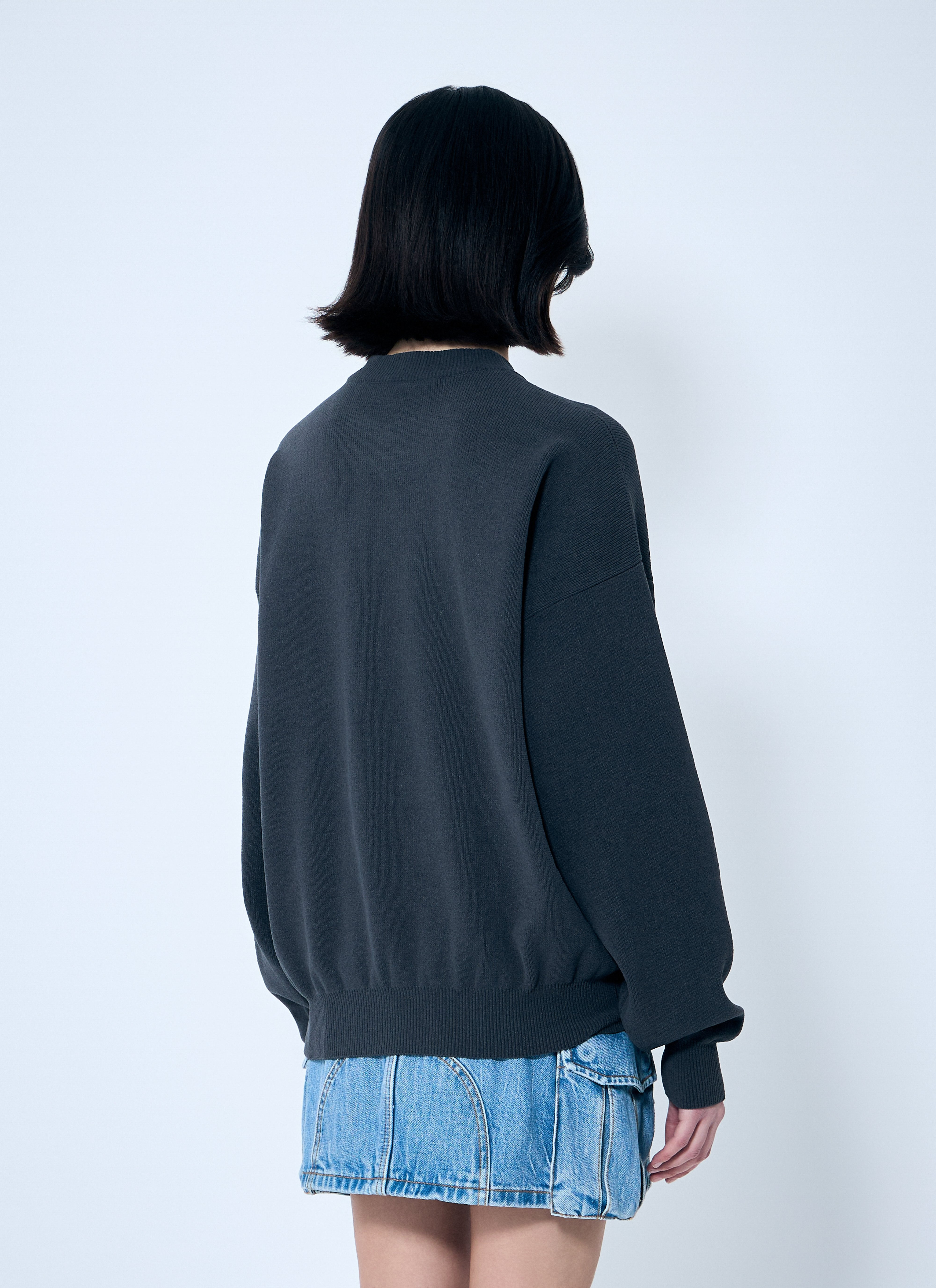 Alexander Wang Women Logo Embossed Sweater - 4