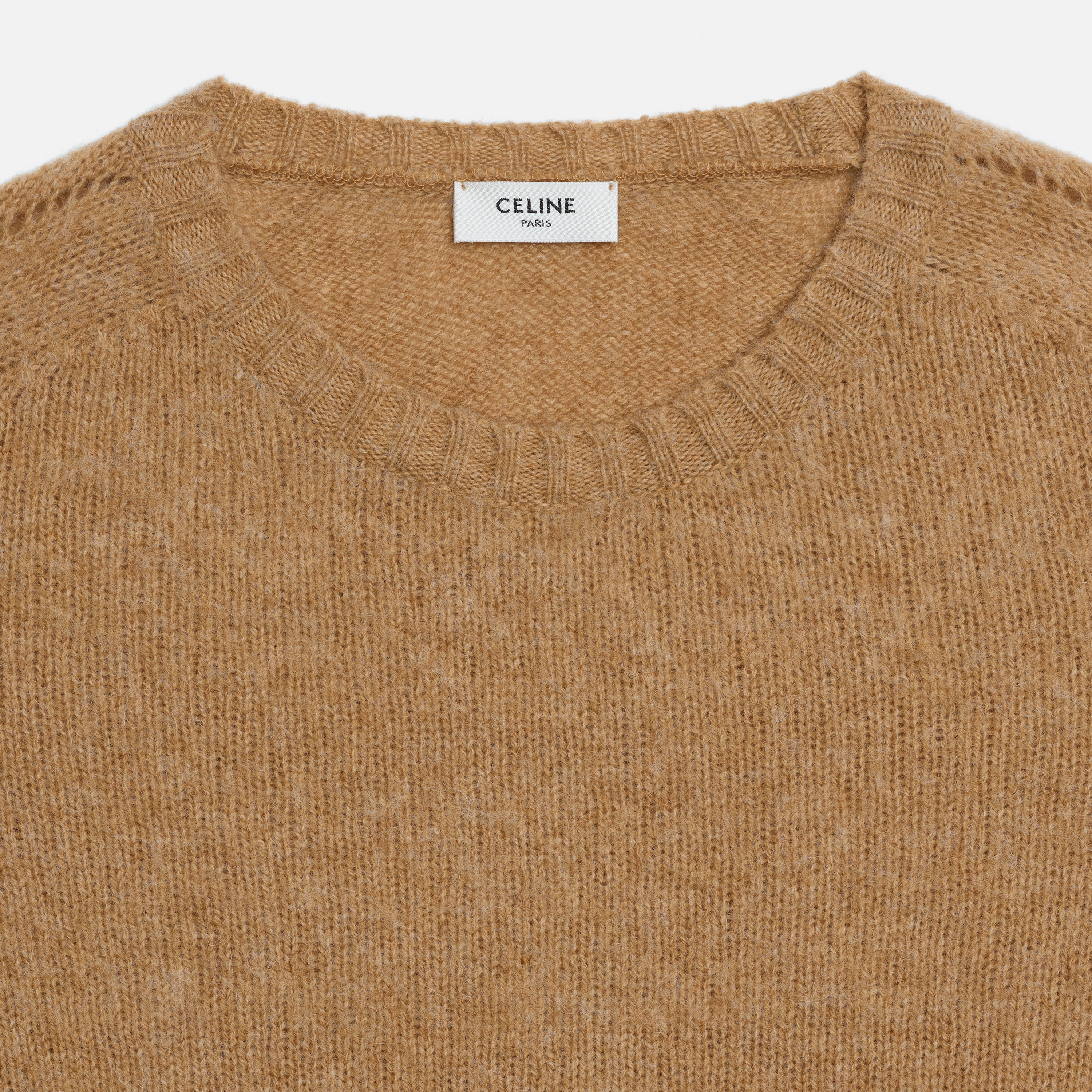 CREW NECK SWEATER IN SHETLAND WOOL - 3