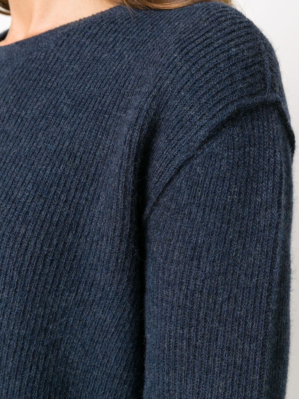 ribbed crew neck jumper - 5