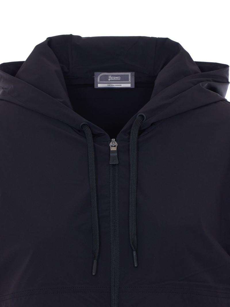 panelled zip-up hoodie 4