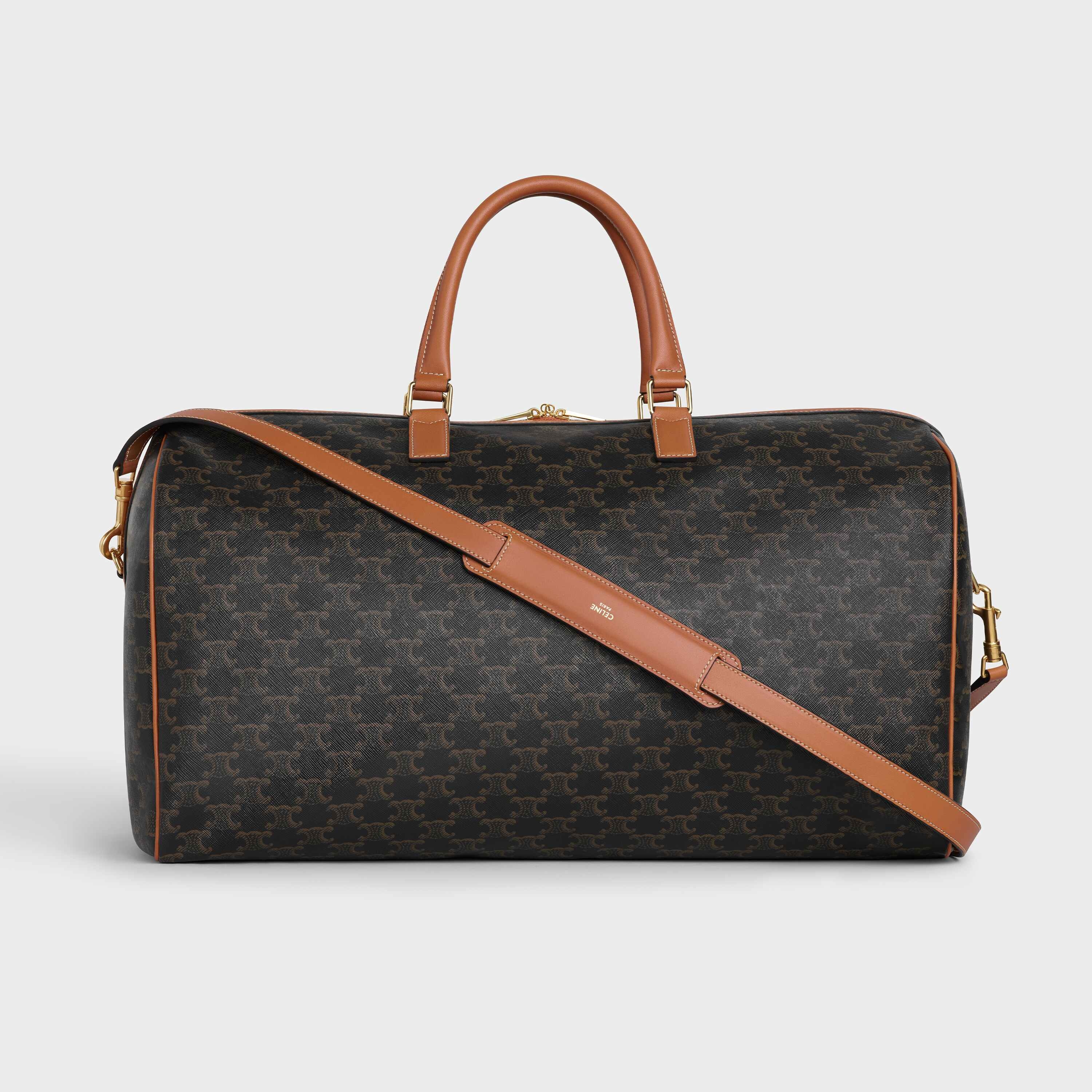 Large Voyage bag in Triomphe Canvas with Celine Print 3