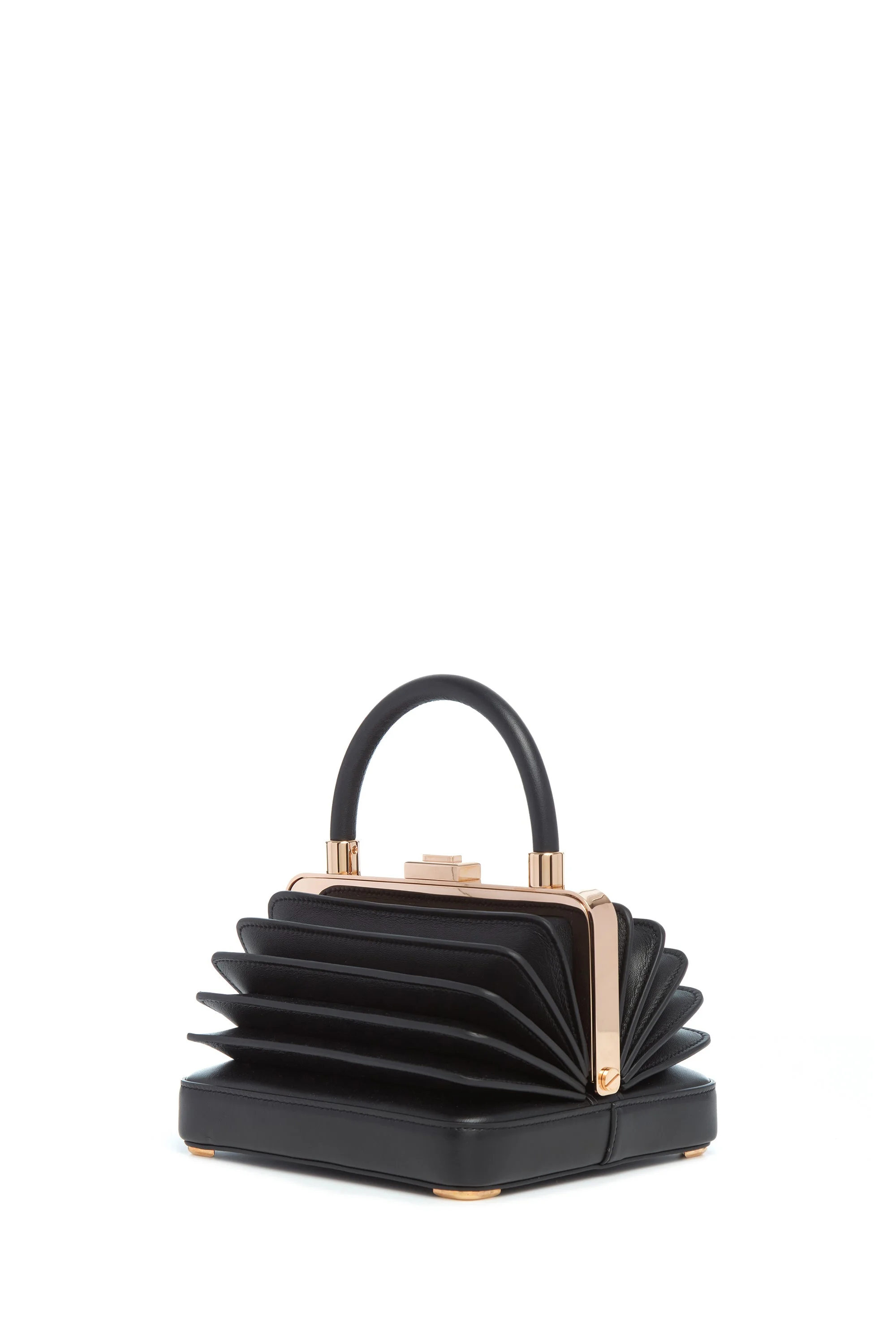 Small Diana Bag in Black Nappa Leather - 1