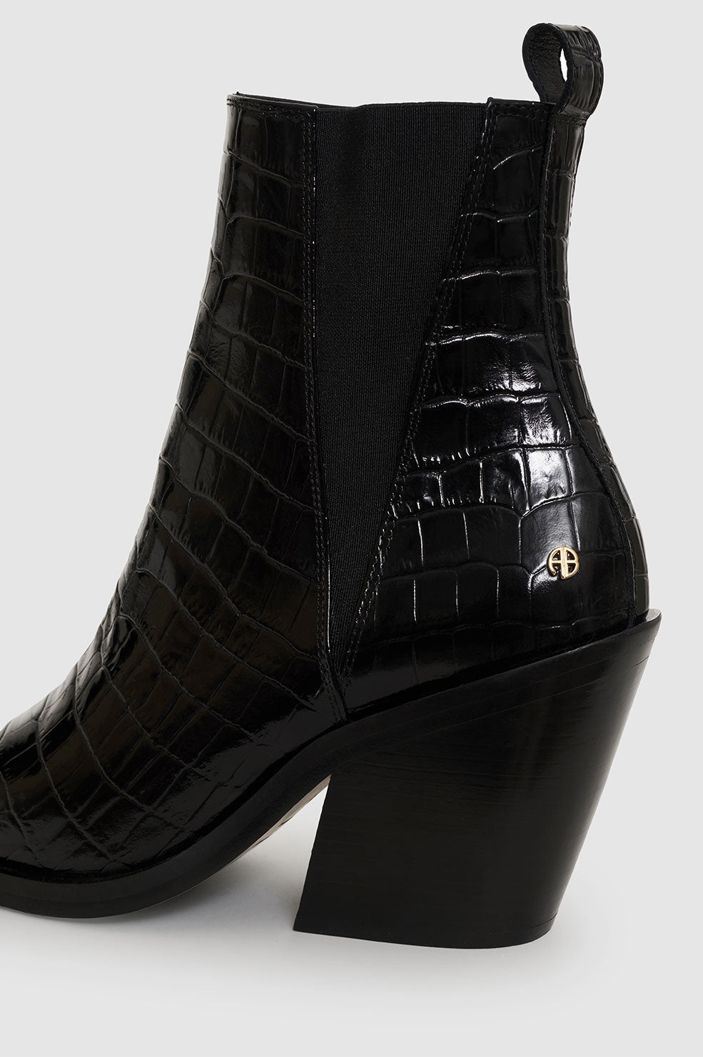 Bekah Boots - Black Embossed - 5