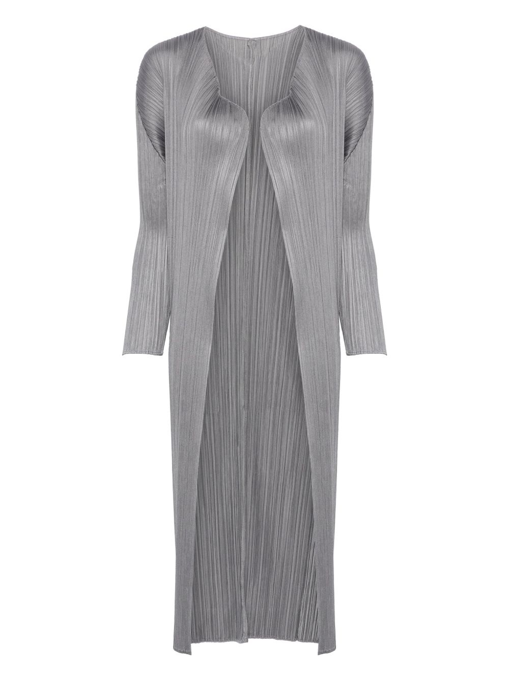 pleated coat - 1