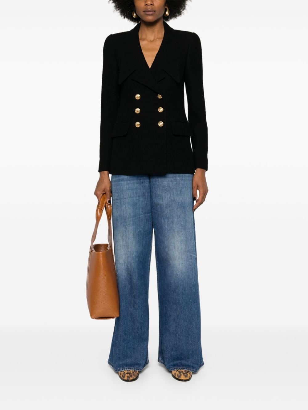 double-breasted blazer - 2