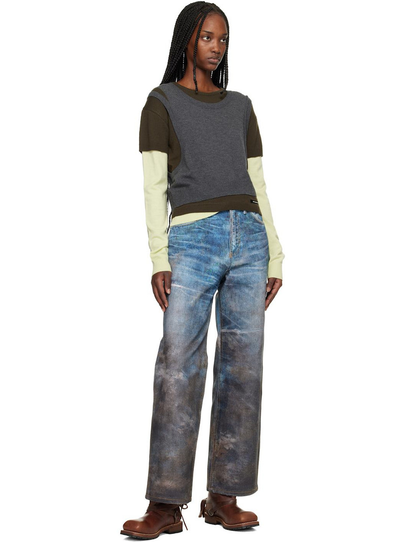 Andersson Bell Multicolor Tres Over Layered Sweater outlook