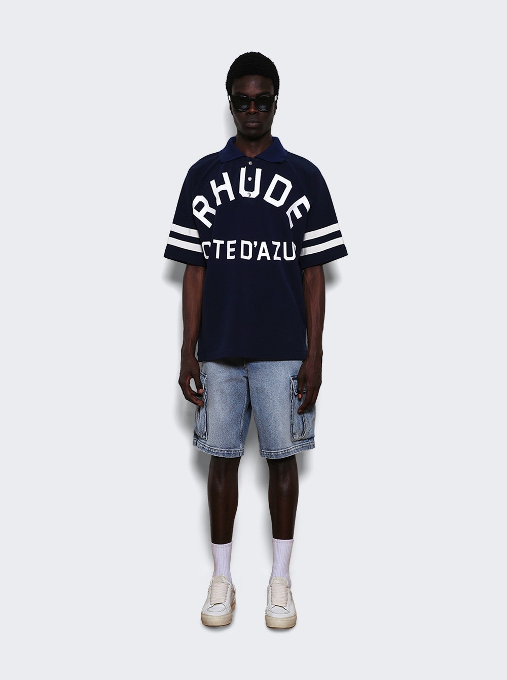 Cargo Denim Baggy Short Bay Indigo - 5