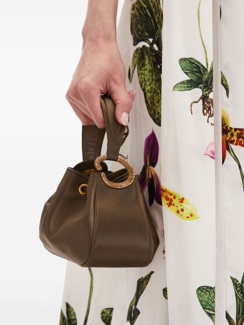 nano Crystal Pavé O Handle bag - 2