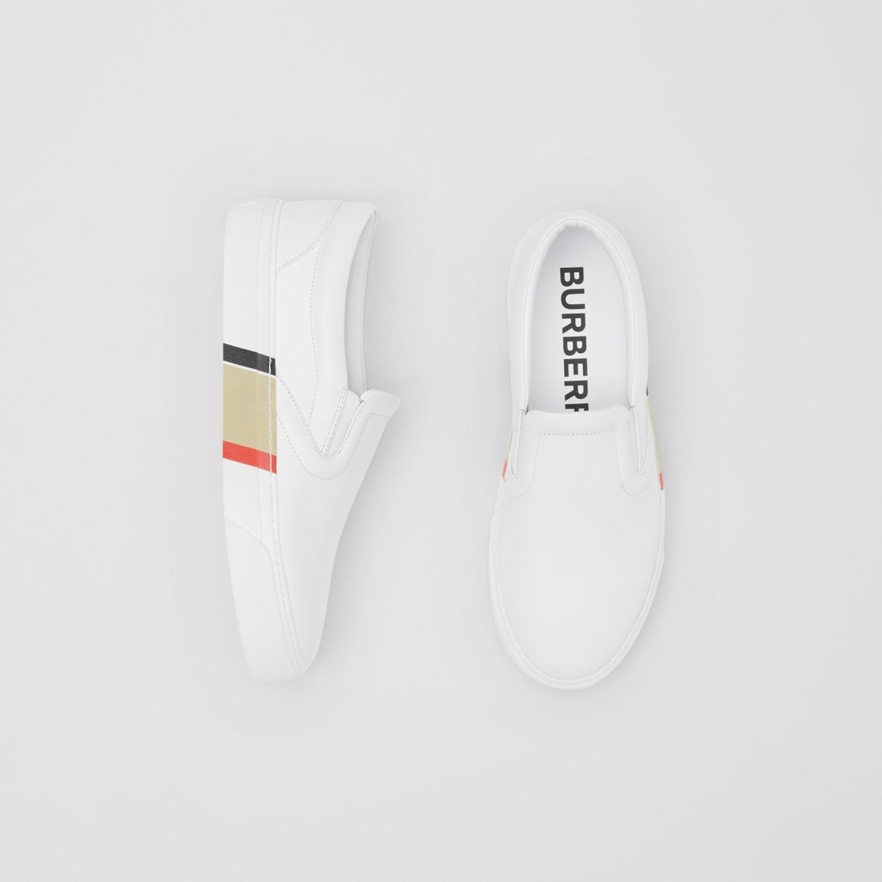 Bio-based Sole Leather Slip-on Sneakers - 2