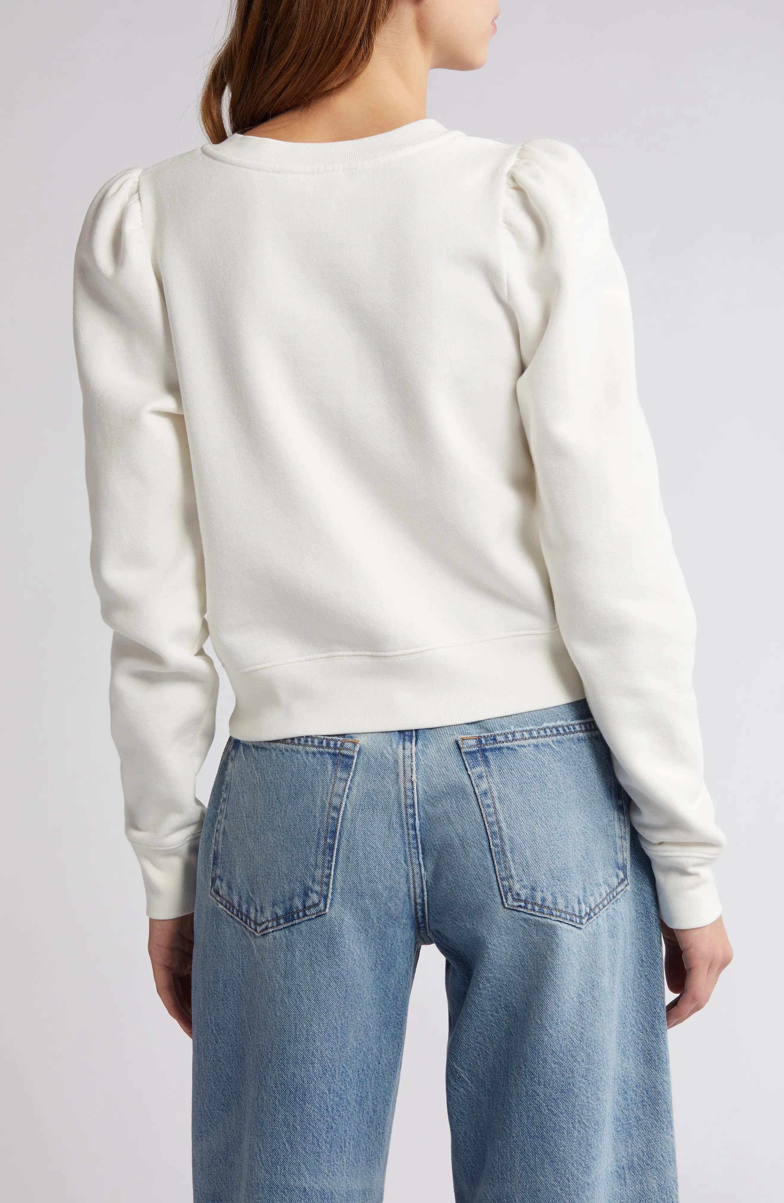 Femme Cotton Blend Henley Sweatshirt - 2
