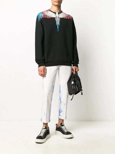 Marcelo Burlon County Of Milan Wings-print sweatshirt outlook