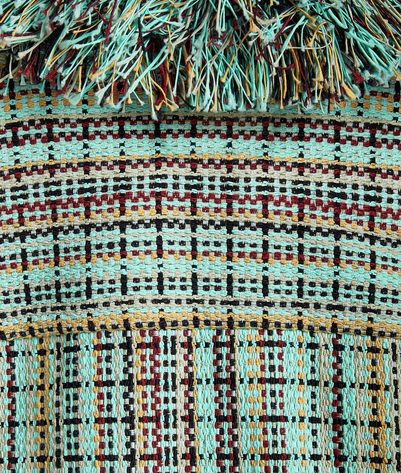 Cotton Check Jacket With Fringes - 6