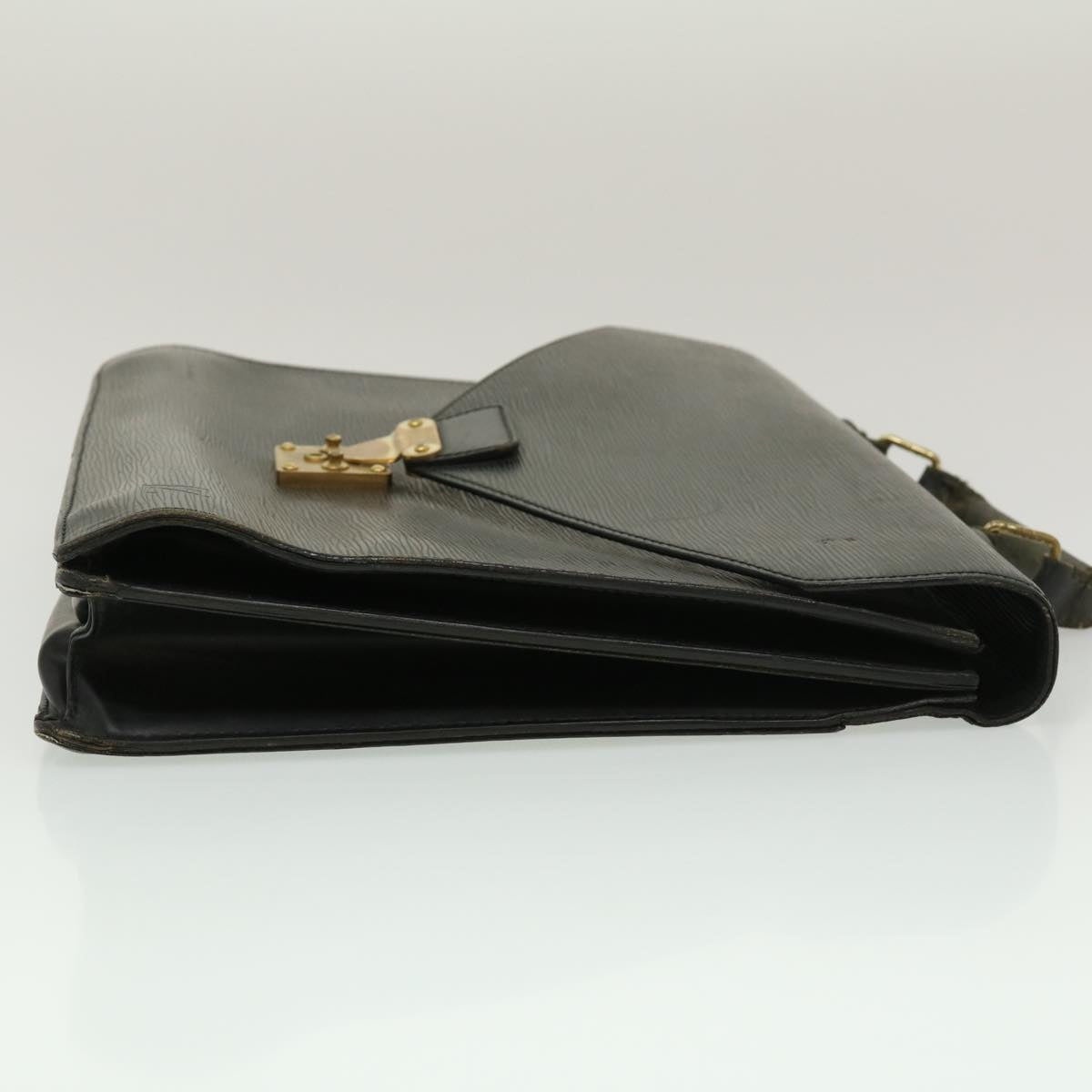 LOUIS VUITTON Epi Serviette Ambassador Business Bag Black M54412 - 5