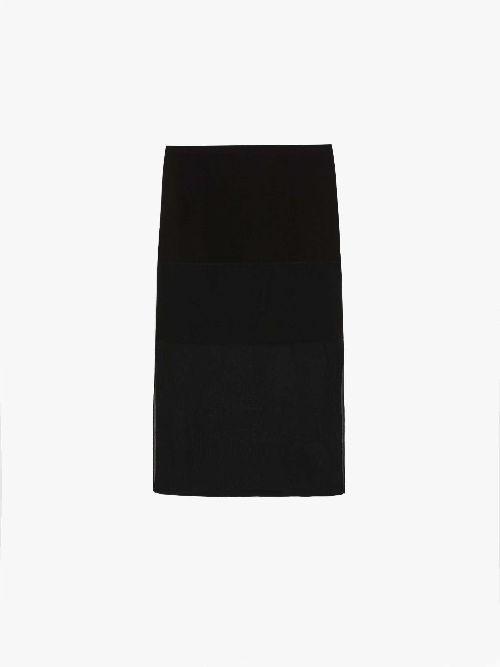 AMICO Straight-fit flounced skirt - 1